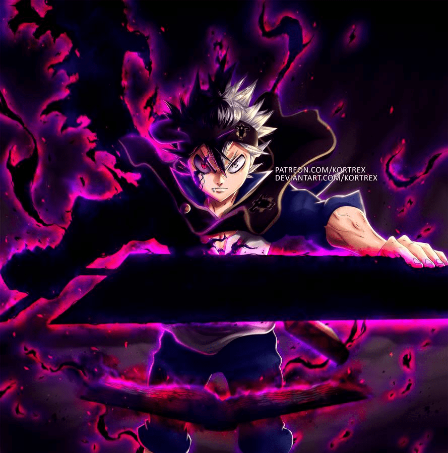 889x899 Black Clover Asta Wallpaper