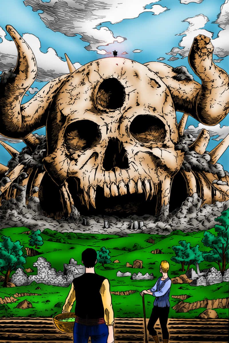 800x1197 Black Clover Skull Wallpaper