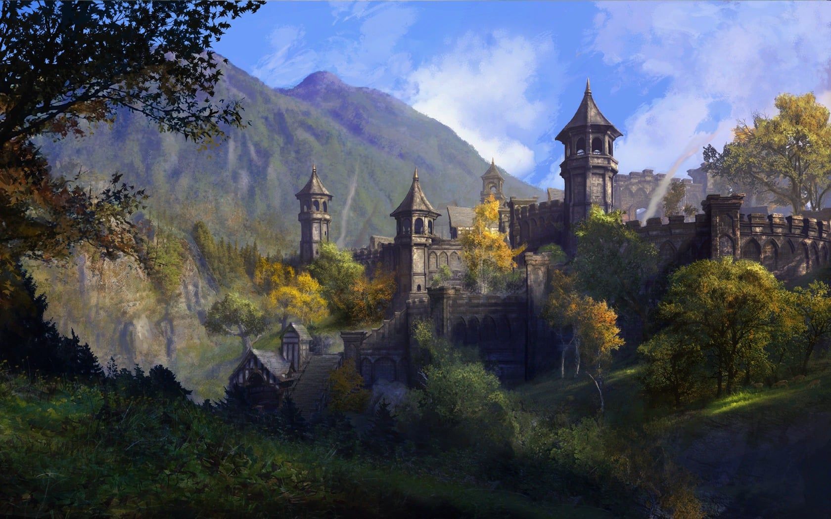 1680x1050 Official Artwork City of Daggerfall