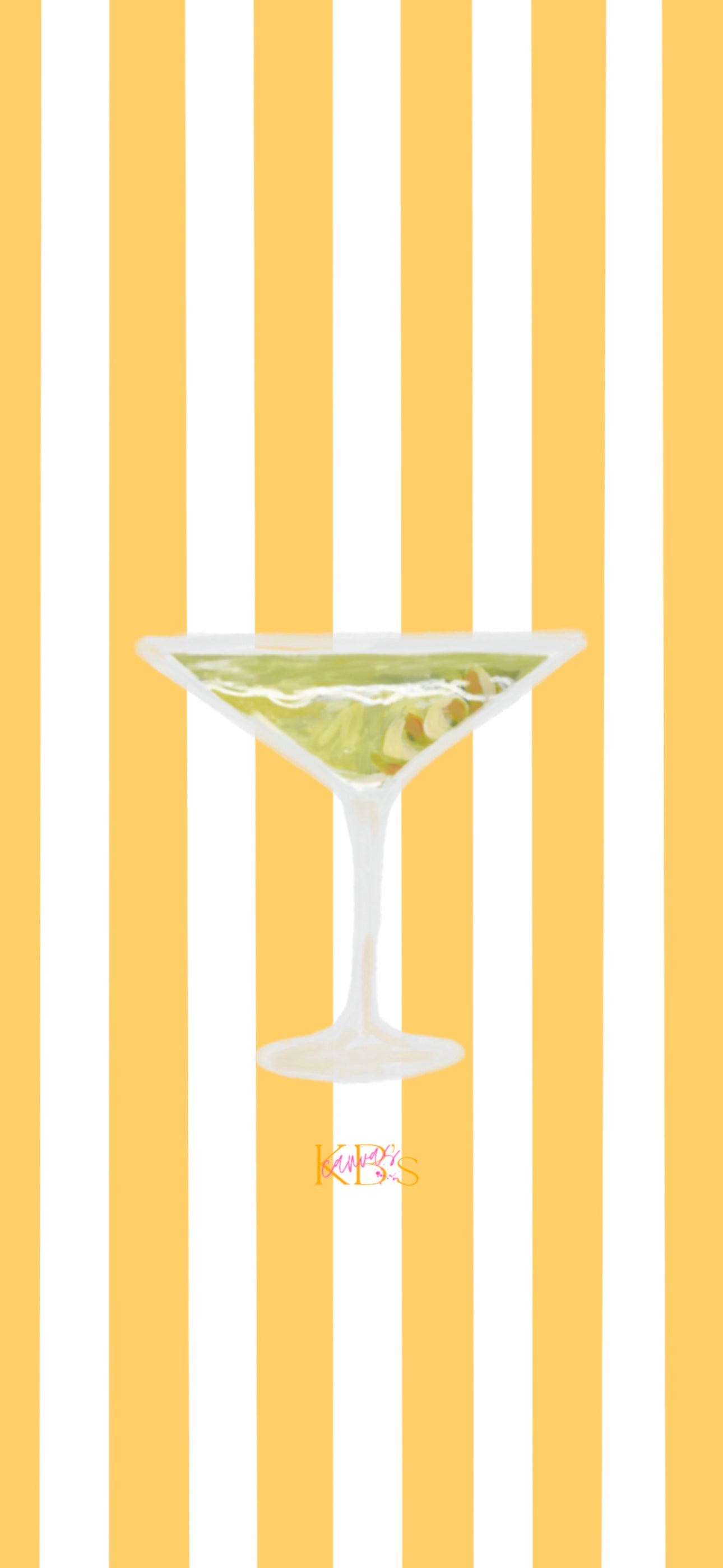 1290x2796 Limoncello Martini Wallpaper