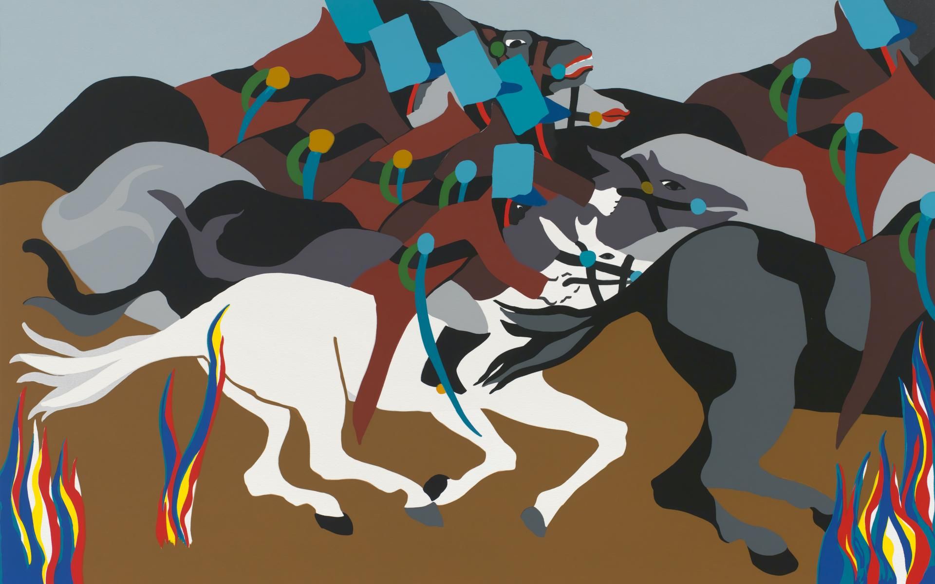 1920x1200 Strongmen: Jacob Lawrence and Lou Stovall. National Museum of African American History and Culture