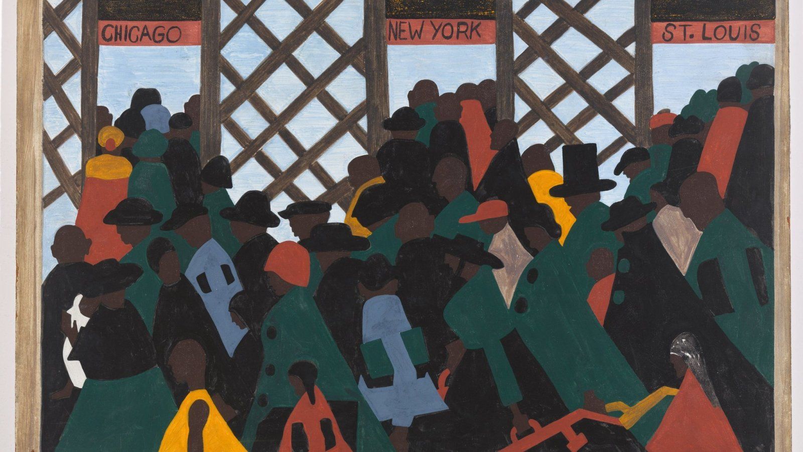 1600x900 Jacob Lawrence's Migration series on view at MoMA