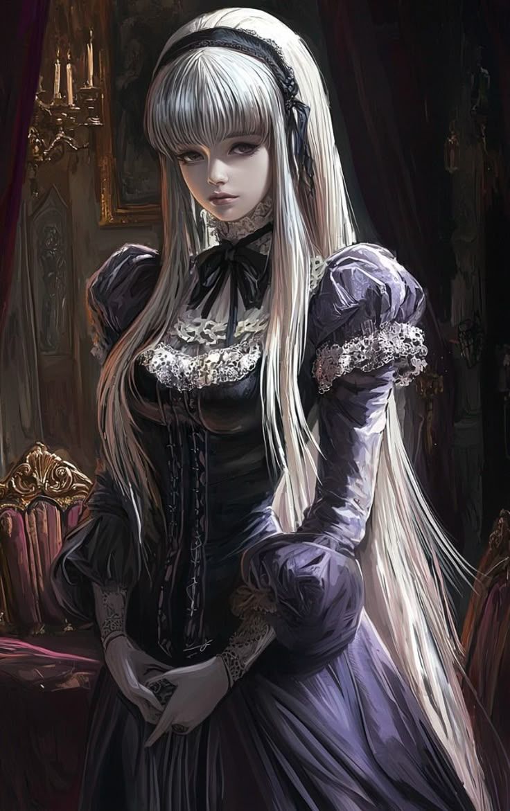 736x1171 House in Fata Morgana White Haired Girl