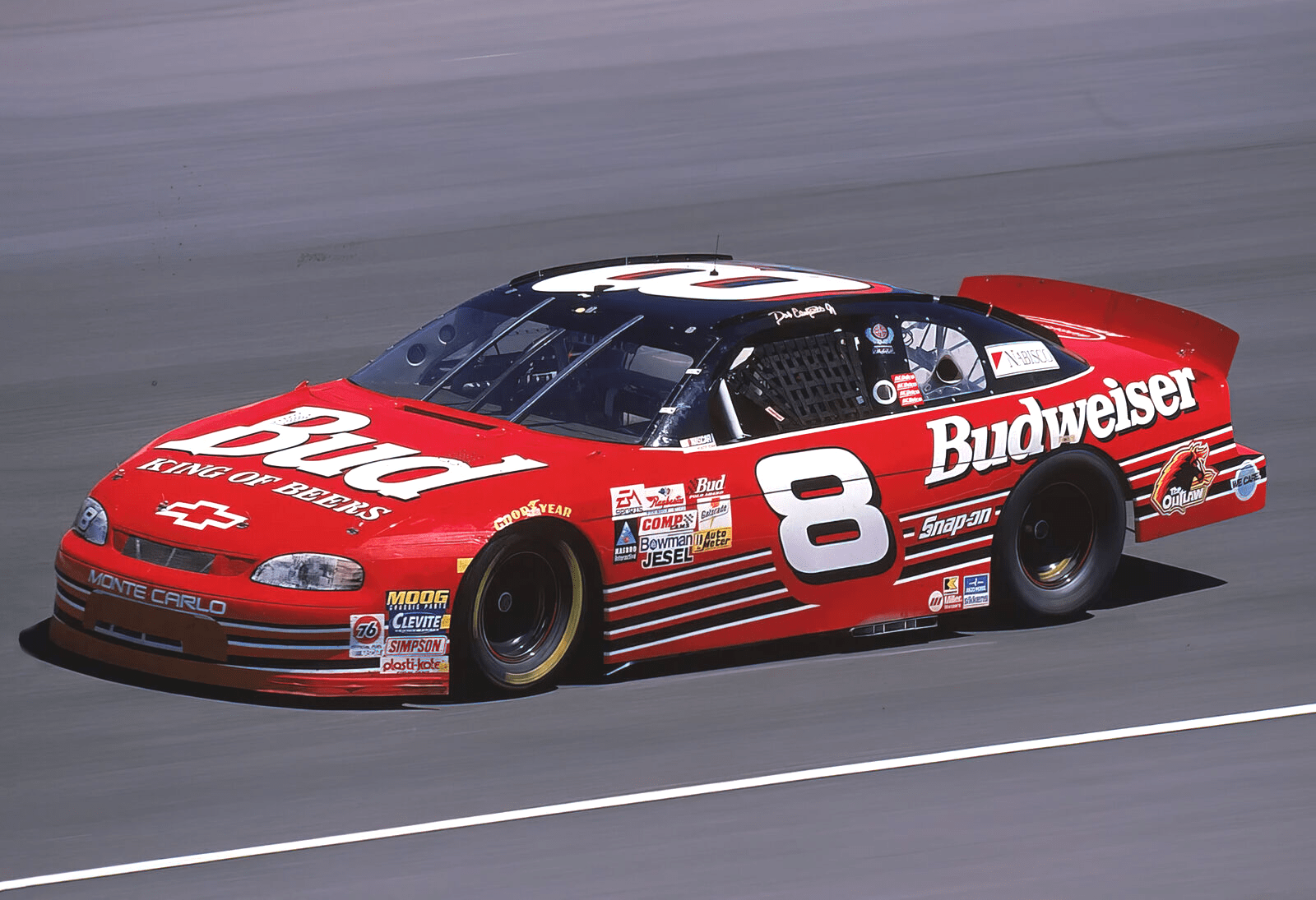 1600x1095 Dale Earnhardt Jr. Budweiser NASCAR 13x19 Poster Gloss Photo Print J18B