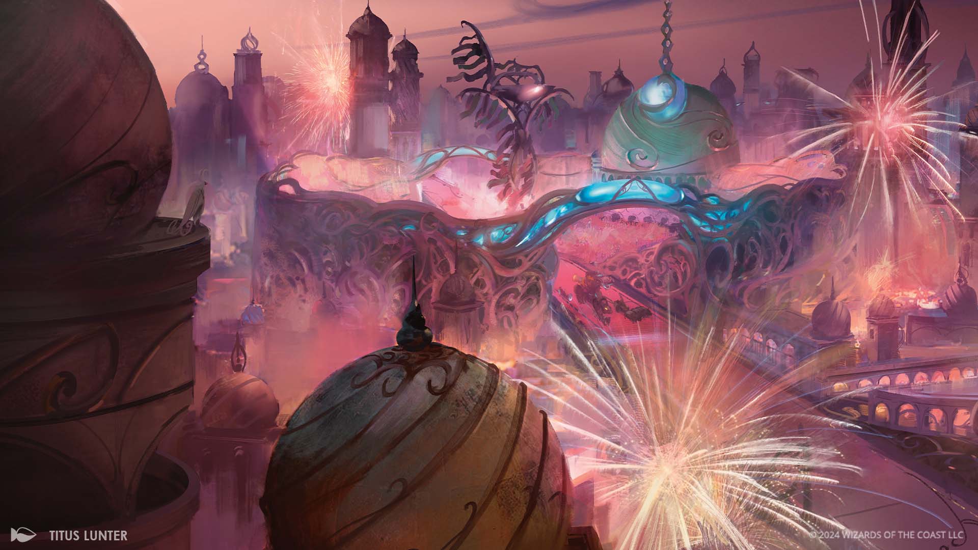 1920x1080 Basic Land Sets, New Artwork From MTG Aetherdrift Revealed City Games