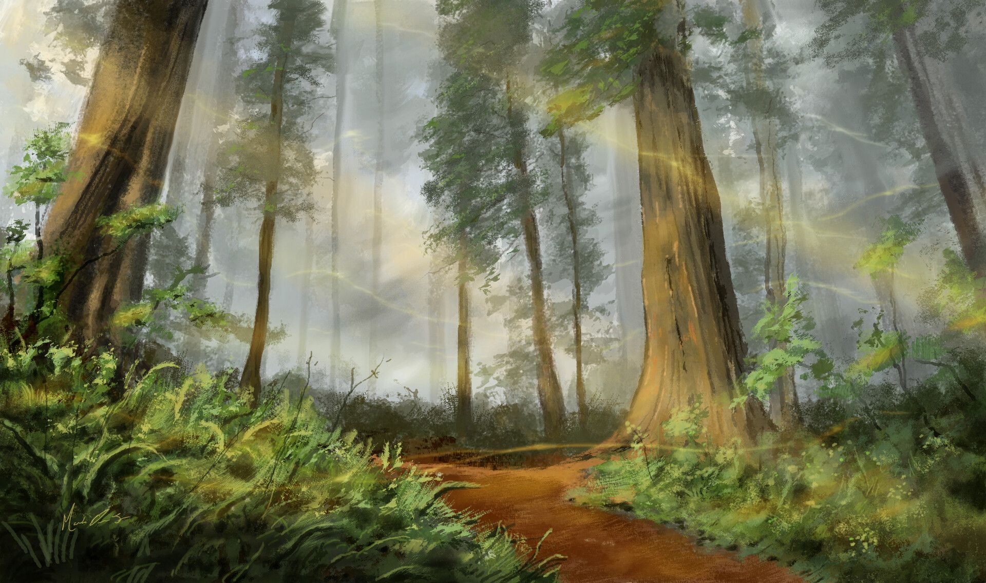1920x1136 MTG inspired lands