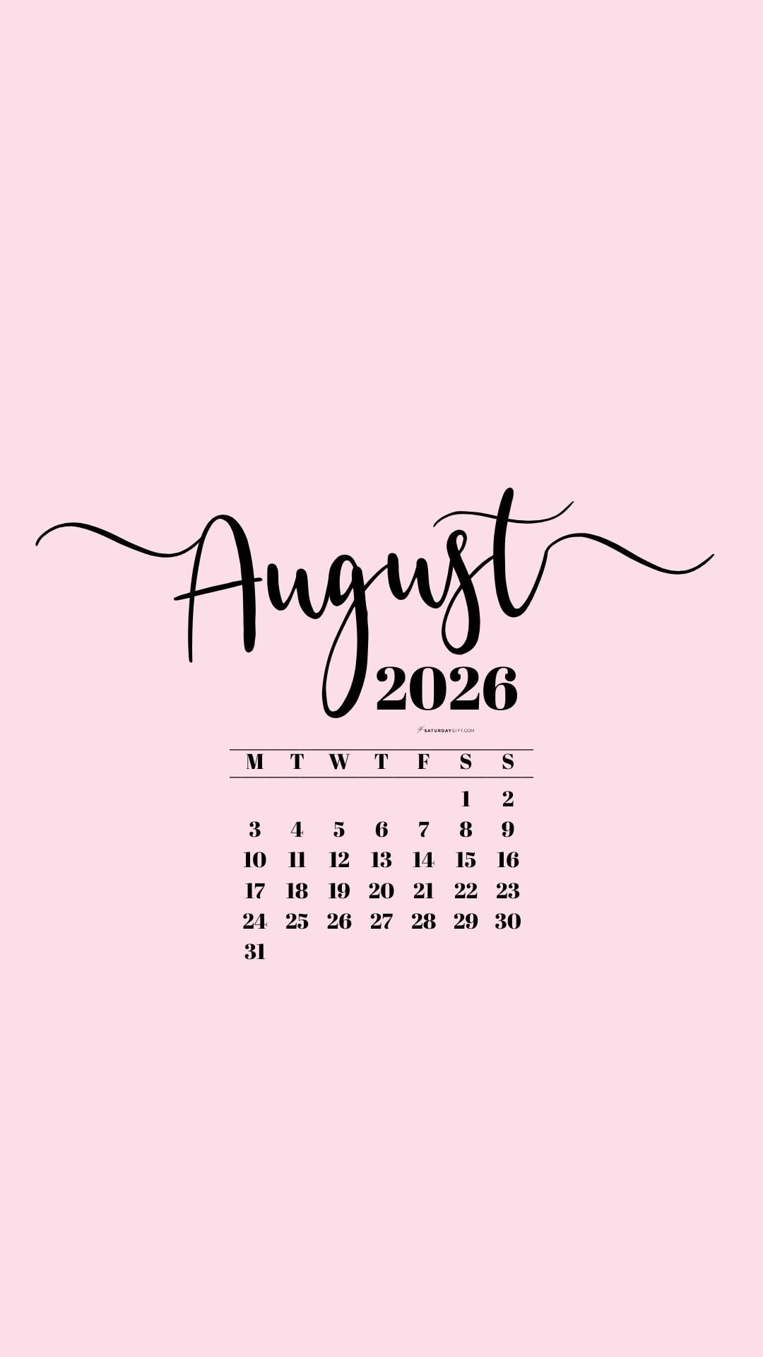 1080x1920 August Phone Wallpaper
