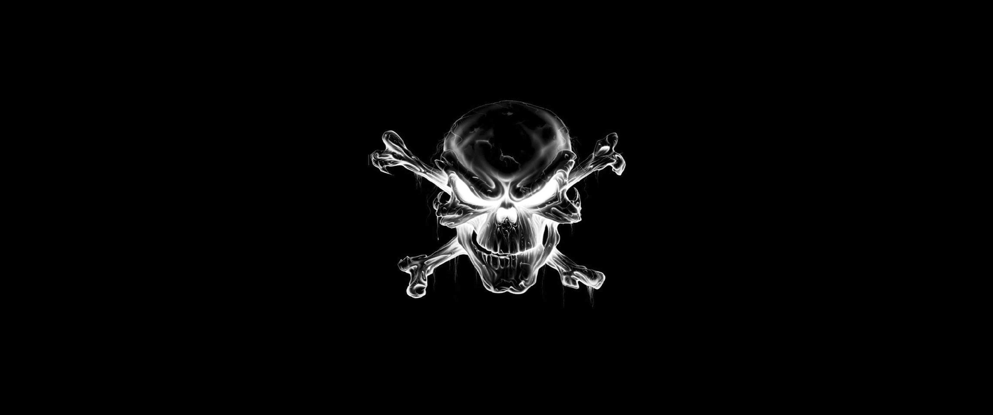 3440x1440 Just A simple Skull 3440x1440
