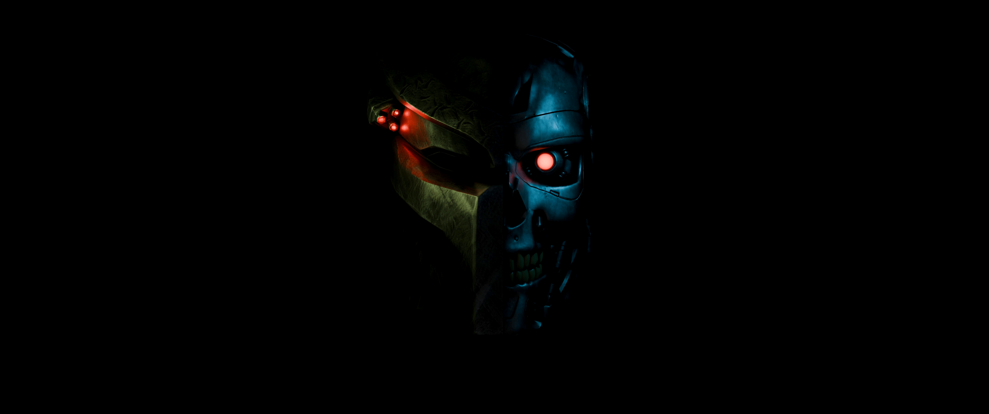 3440x1440 T 800 Endoskeleton Skull Wallpaper 4K, The Terminator