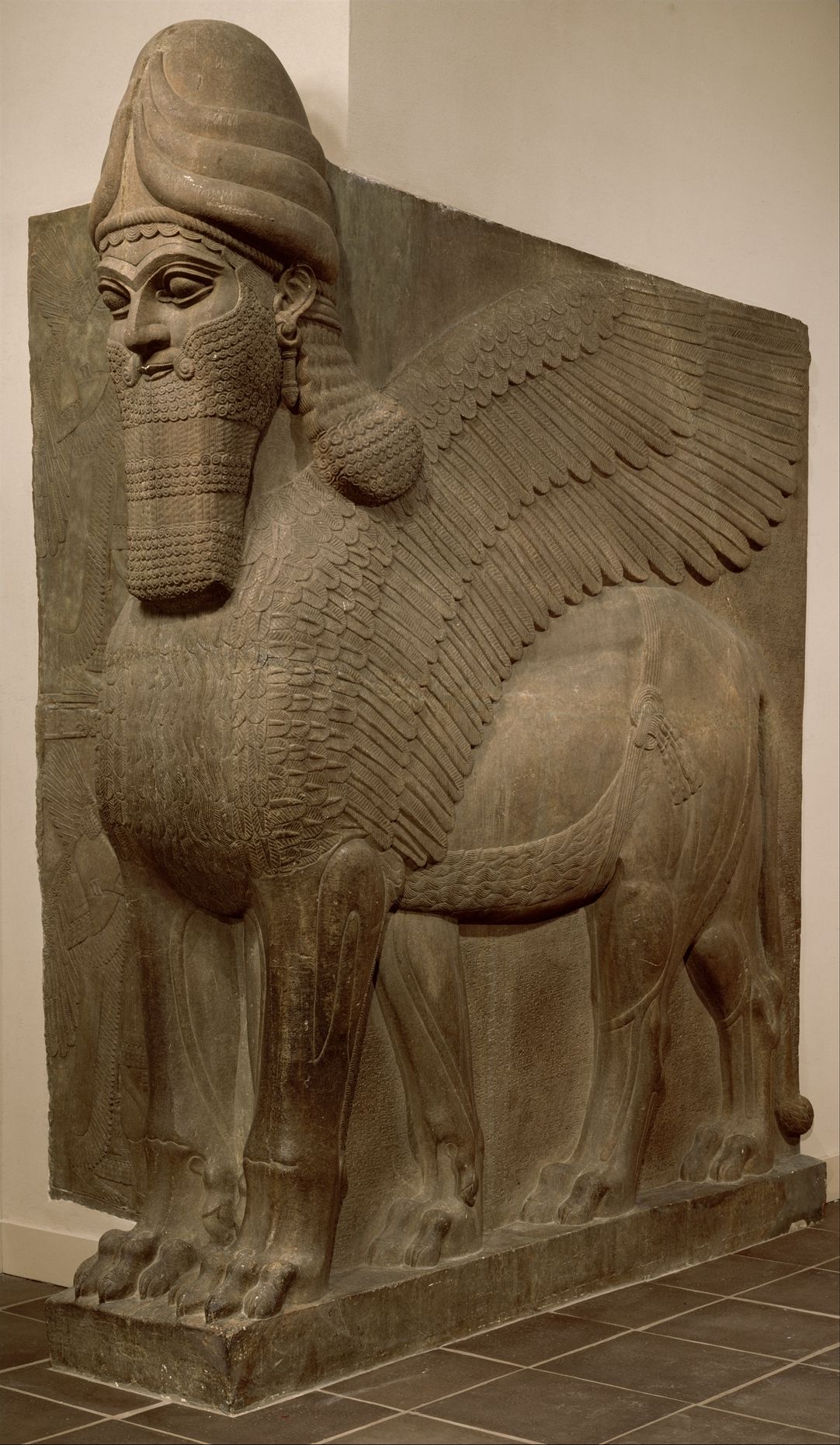 1082x1861 Human Headed Winged Lion (lamassu) Assyrian Metropolitan Museum Of Art