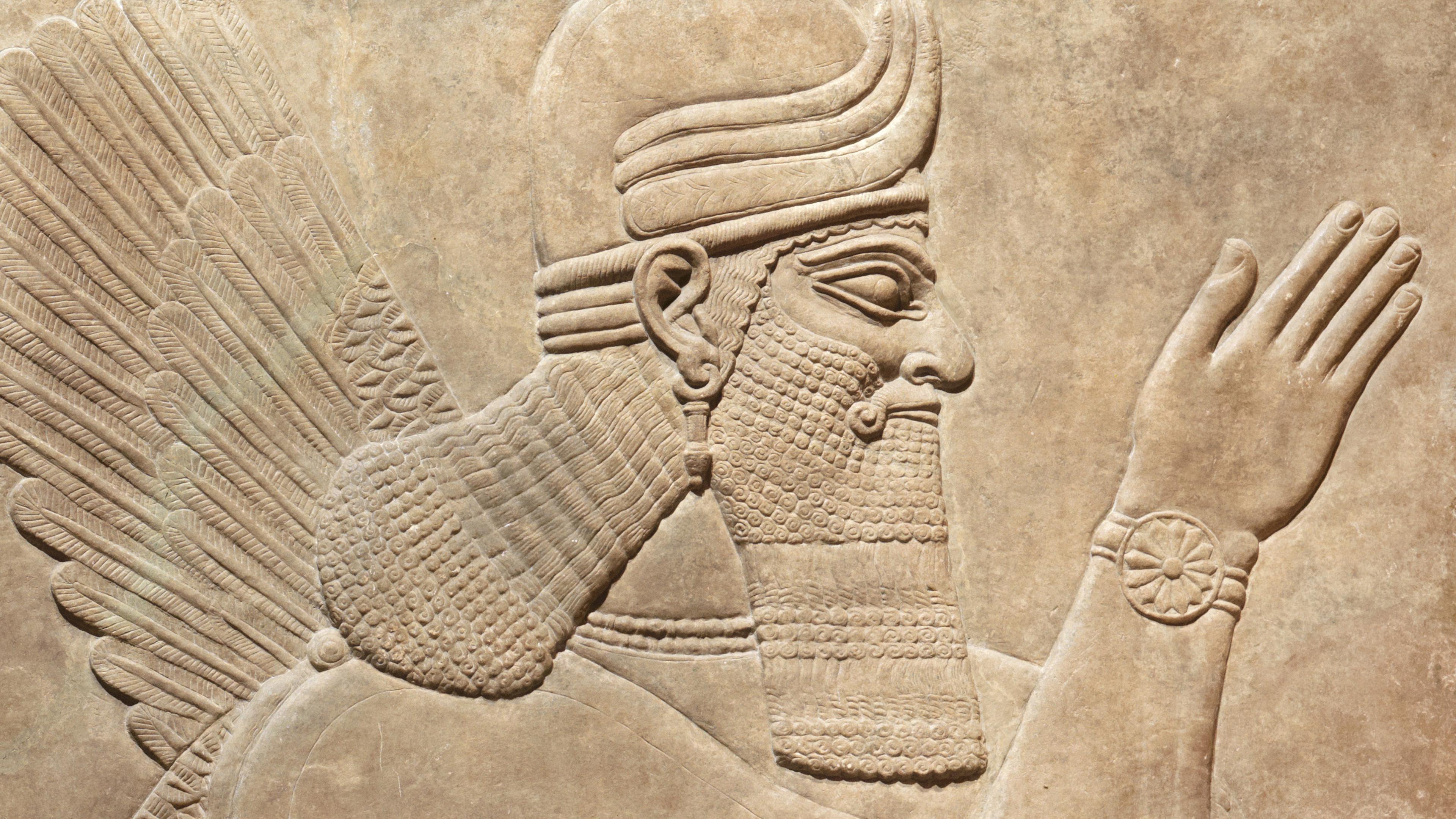 3840x2160 Human Headed Winged Lion (lamassu) Assyrian Metropolitan Museum Of Art