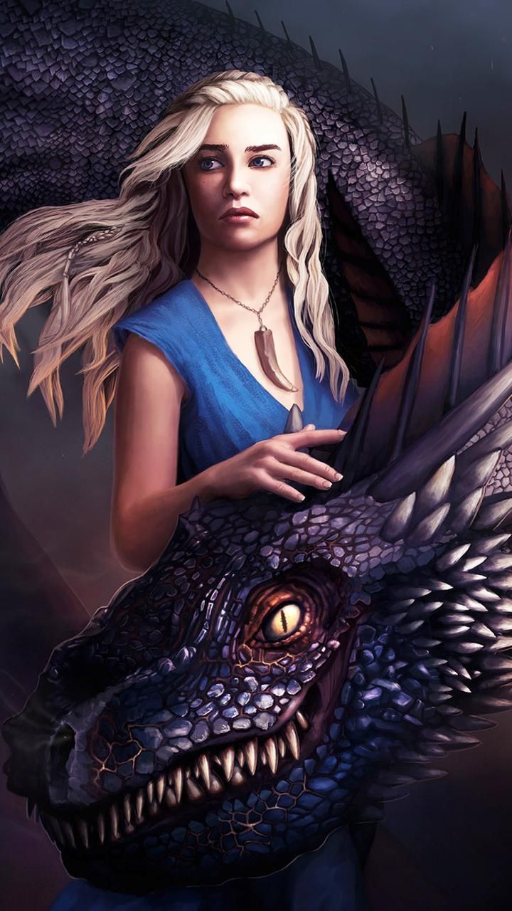 720x1280 Mother of Dragons: Daenerys Targaryen Art. Mother of dragons wallpaper, Game of thrones dreamfyre, Dance of dragons art