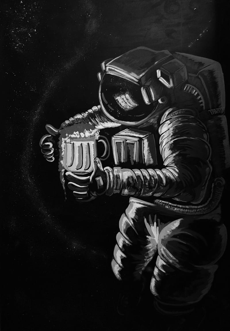 800x1151 Space beer, beer, space, spaceman, HD phone wallpaper