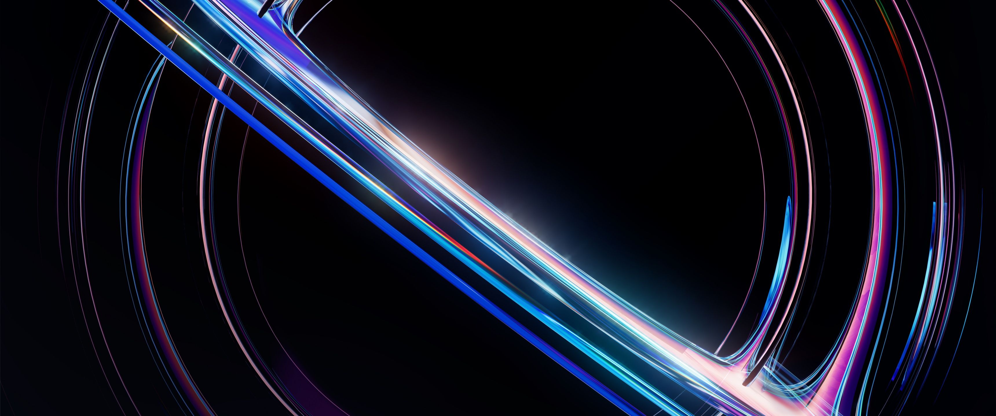 3440x1440 Black hole Wallpaper 4K, Event horizon, Singularity