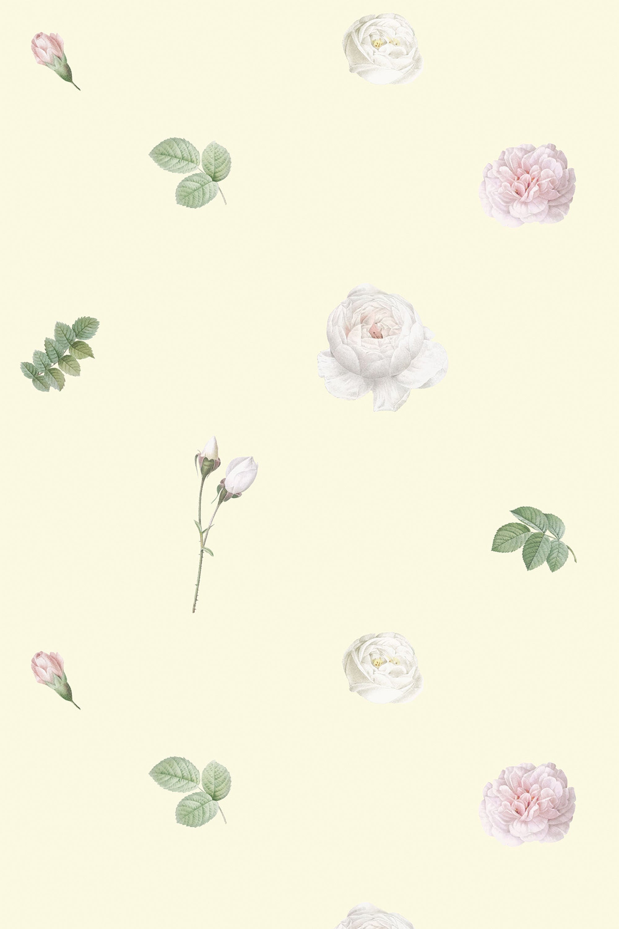 2000x3000 Watercolor blossoms Peel and Stick Removable Wallpaper