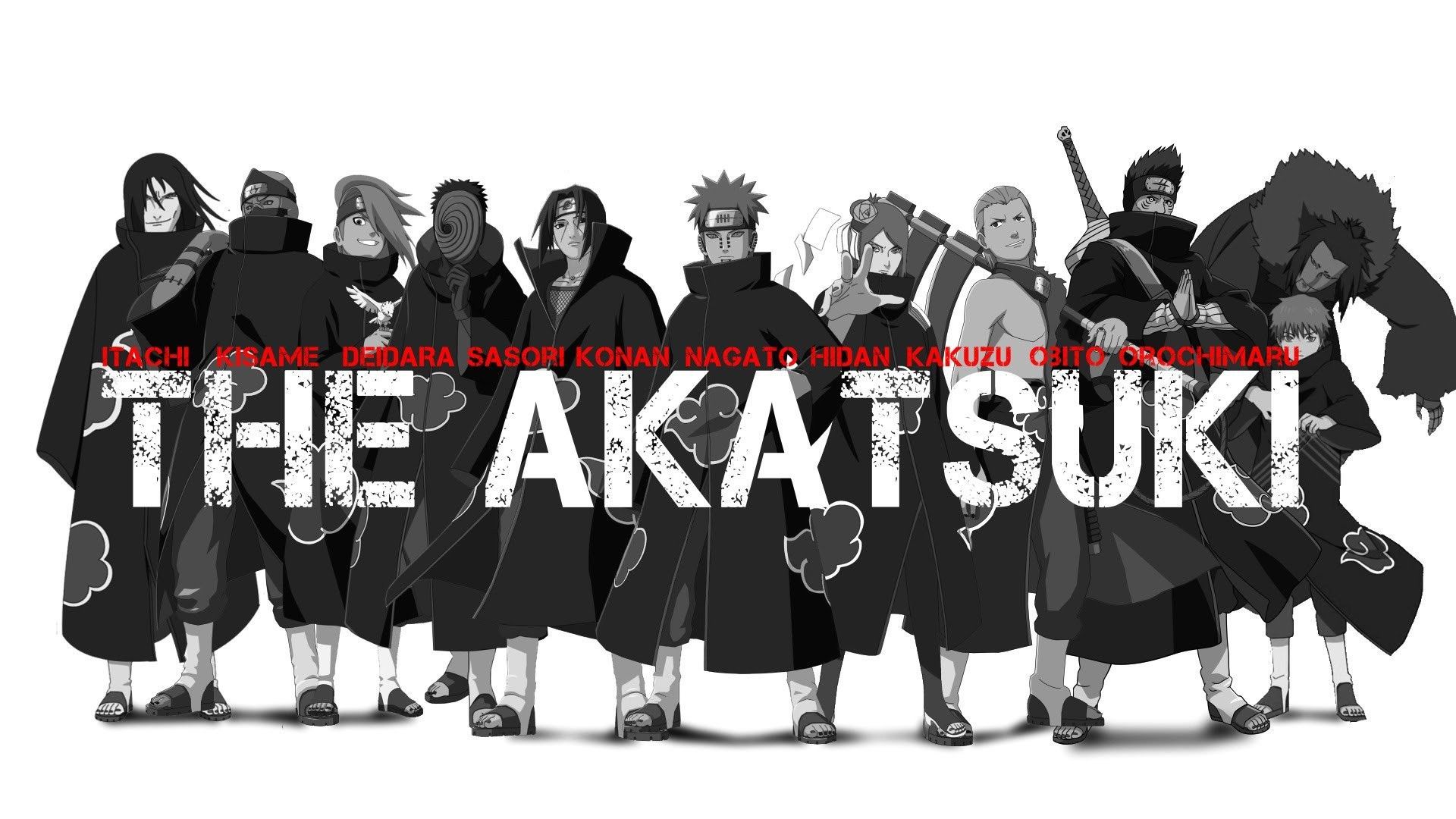 1920x1080 Akatsuki Black Desktop Wallpaper