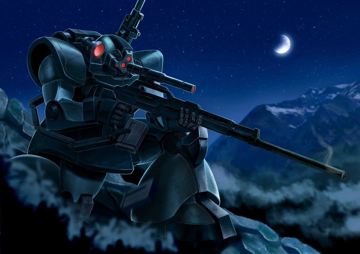 1200x848 Dom Sniper Commissioned #gundam #ガンダム #commission