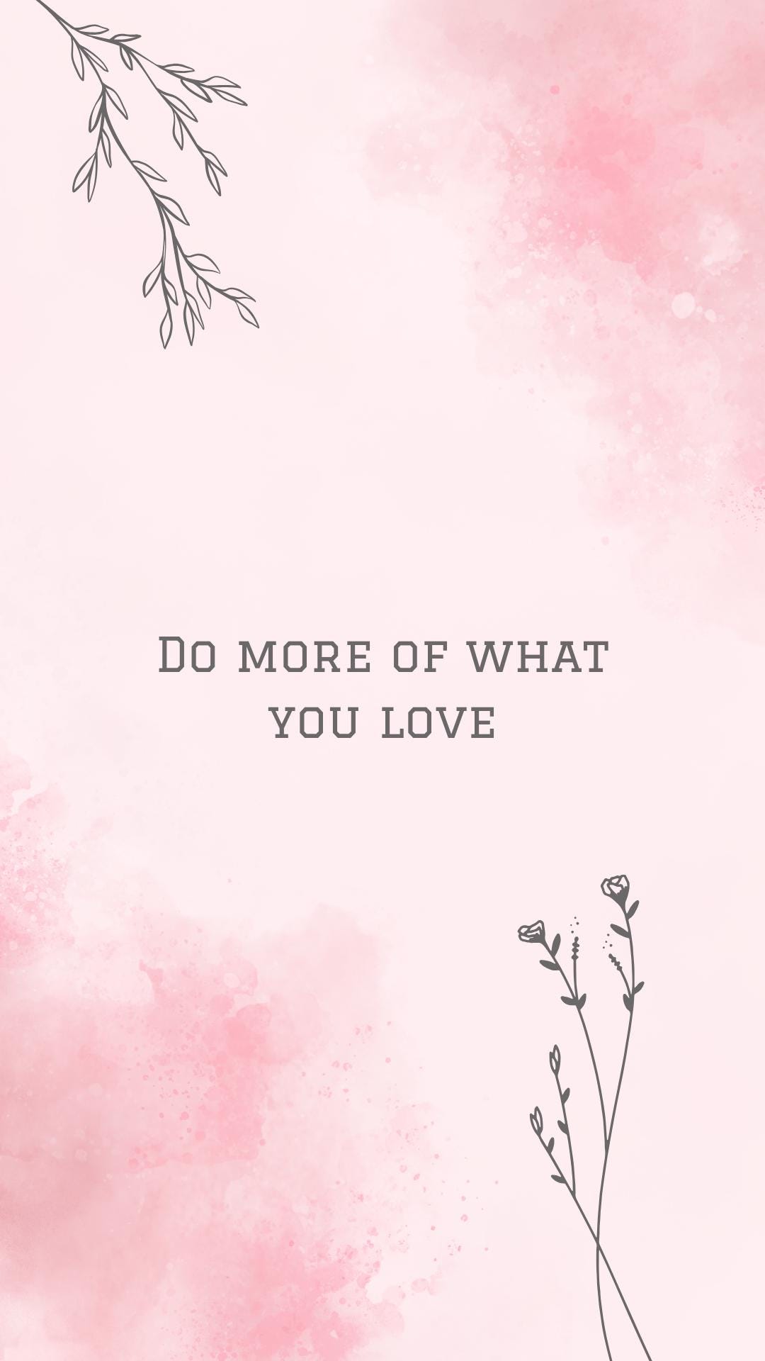 1080x1920 Affirmations iPhone Wallpaper Pink Coquette Inspirational iPhone Wallpaper Quote Phone Background Minimalist iPhone Wallpaper Aesthetic