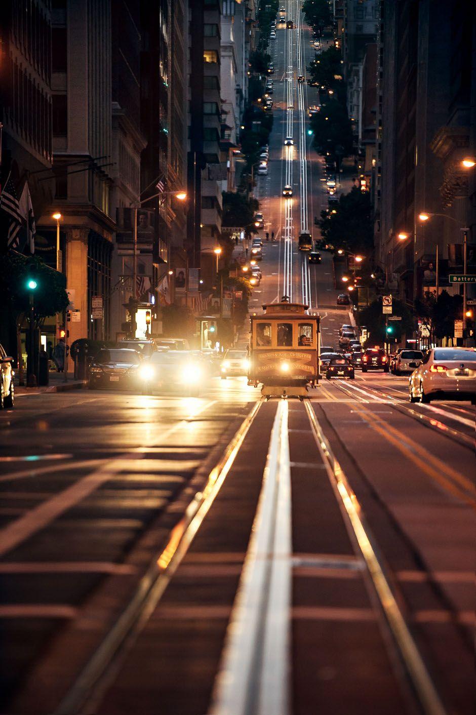 940x1412 San Francisco Night Wallpaper