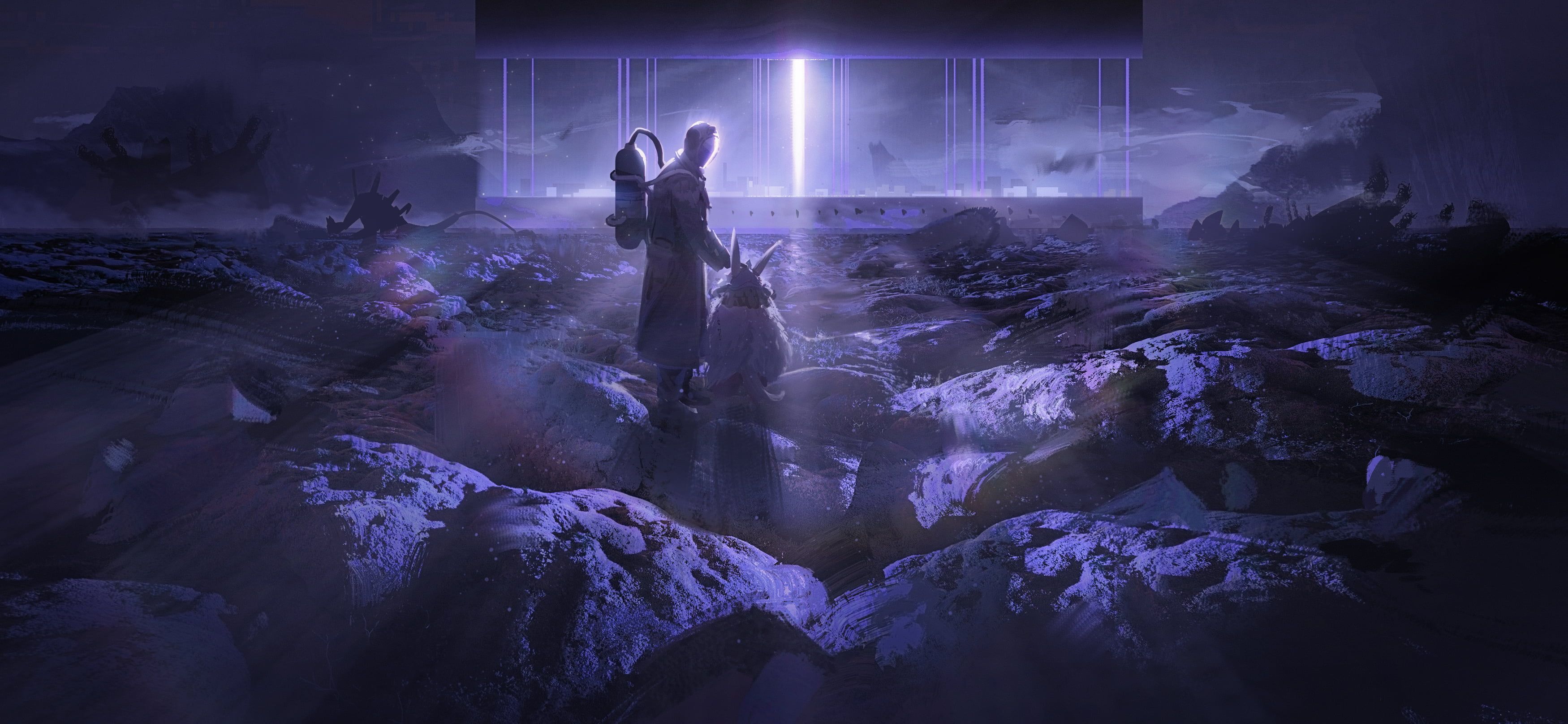 3500x1616 Made In Abyss PC Wallpaper