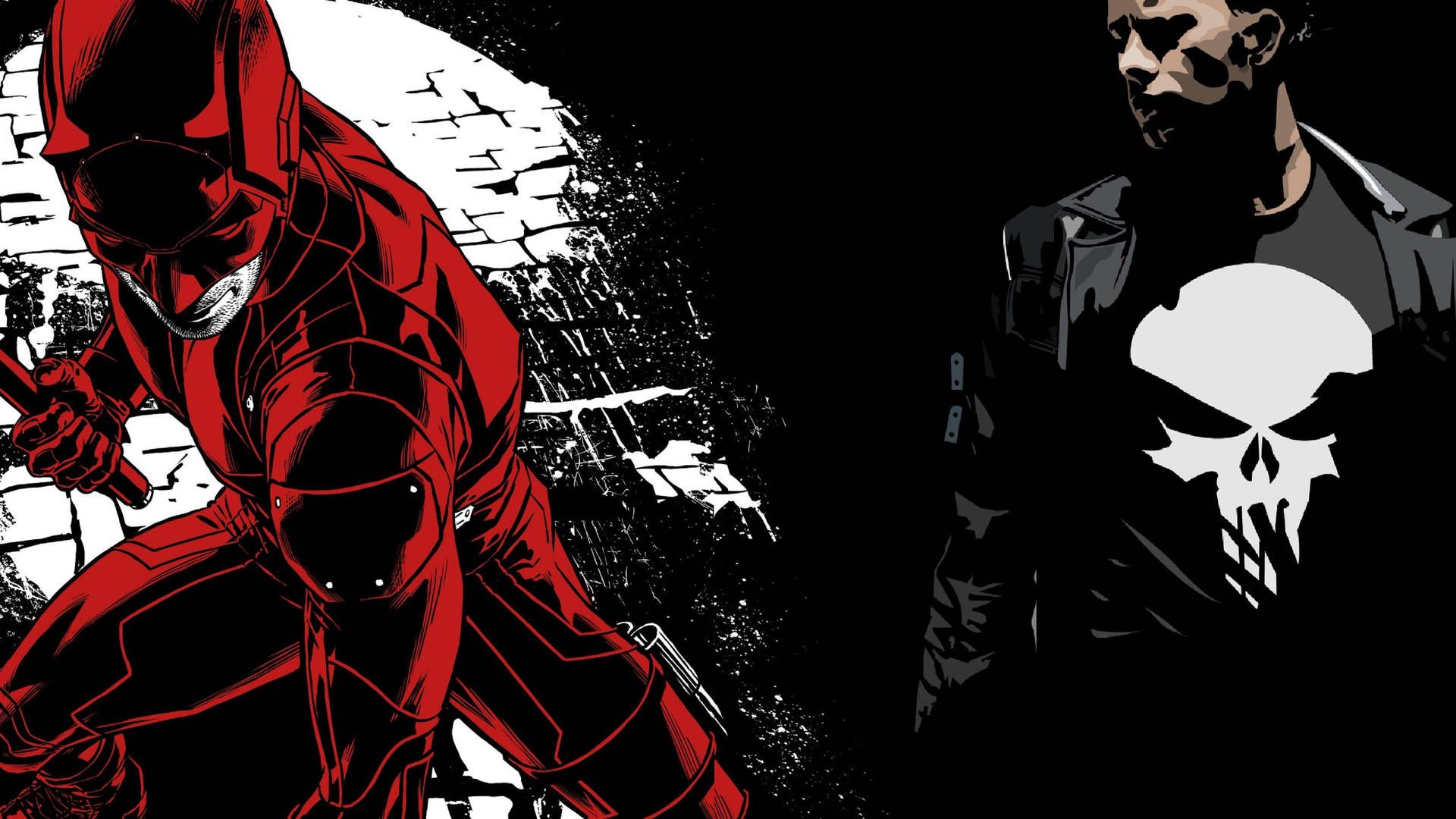 1920x1080 Daredevil And Punisher Wallpaper