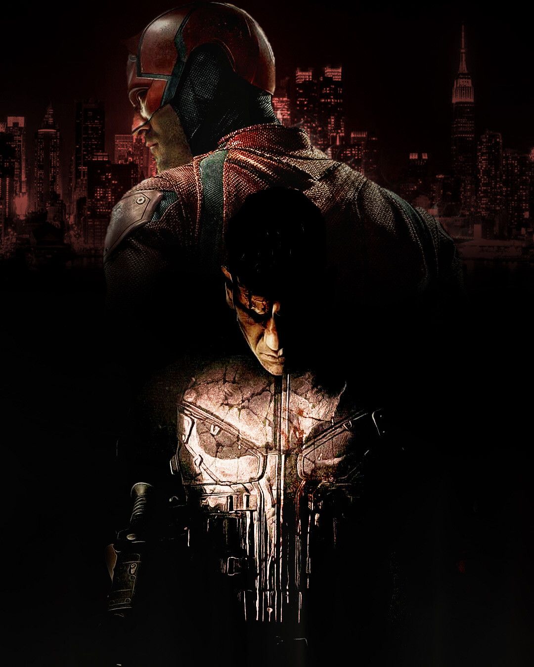 1080x1350 Daredevil And Punisher Wallpaper