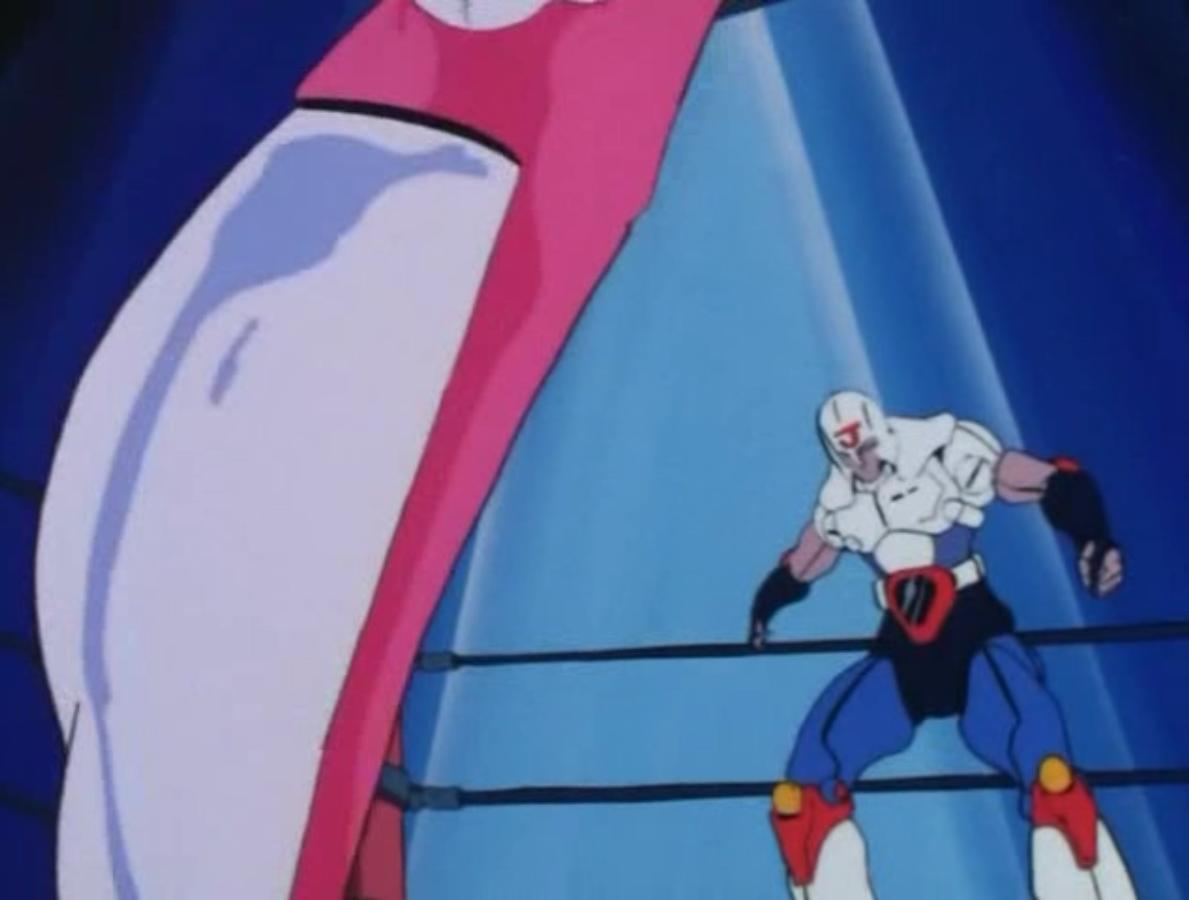 1189x900 Plastic Model Wrestling Sanshiro Finally! Female Plawrestler! (TV Episode 1983)