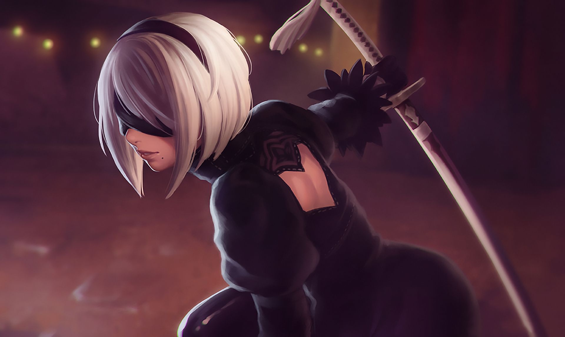 1920x1146 YoRHa NO 2 Type B Nier Automata Artwork Wallpaper, HD Games Wallpaper, 4k Wallpaper, Image, Background, Photos and Picture