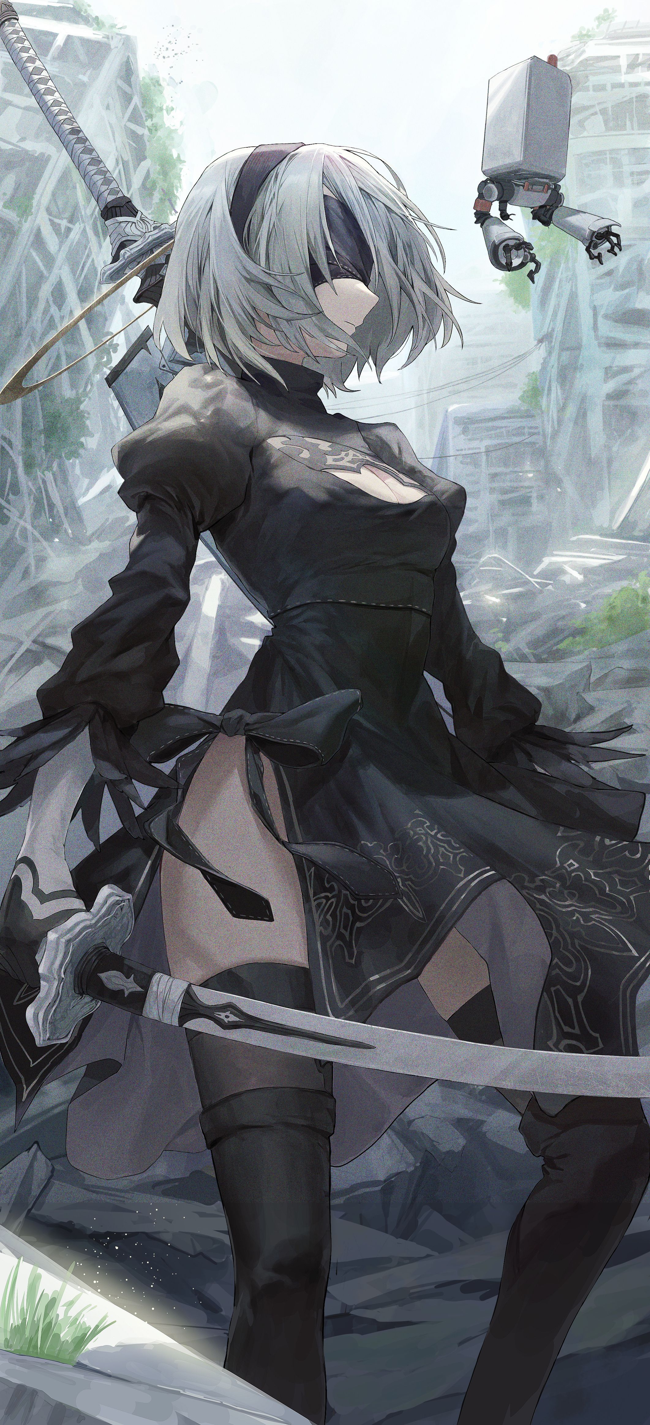 2123x4652 YoRHa No.2 Type B: Automata Anime Image Board