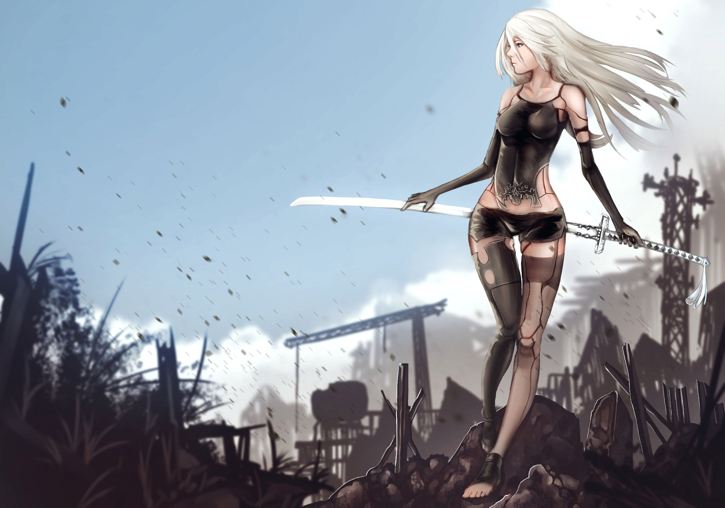 2500x1750 NieR Automata YoRHa Type A No2 Wallpaper, HD Games Wallpaper, 4k Wallpaper , Image, Background, Photos and Picture