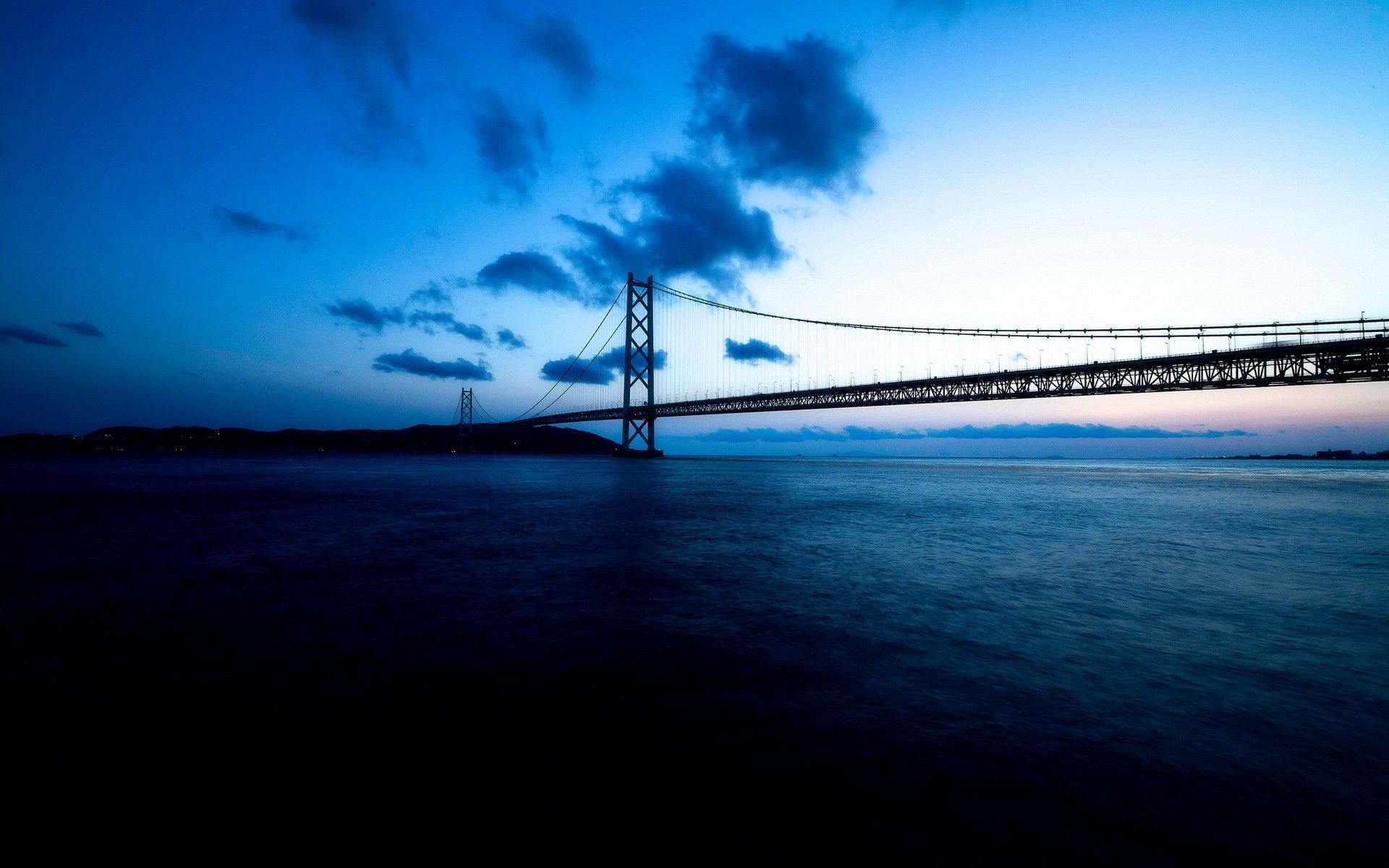 1920x1200 Pearl Bridge in Japan Wallpaper