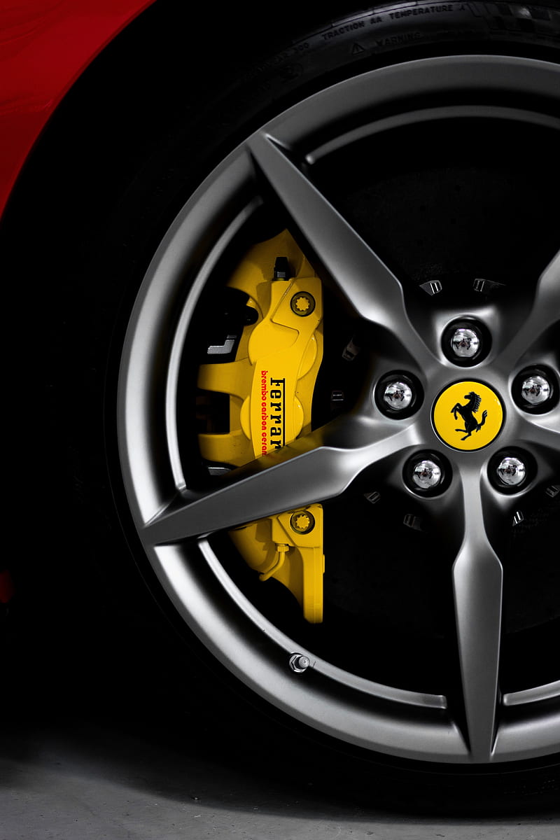 800x1200 Ferrari, wheel, car, close, HD phone wallpaper