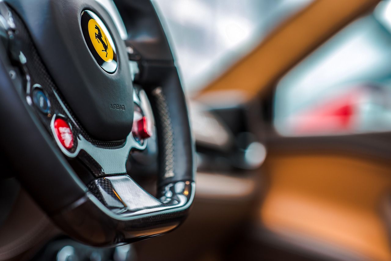 1280x854 Ferrari Steering Wheel The