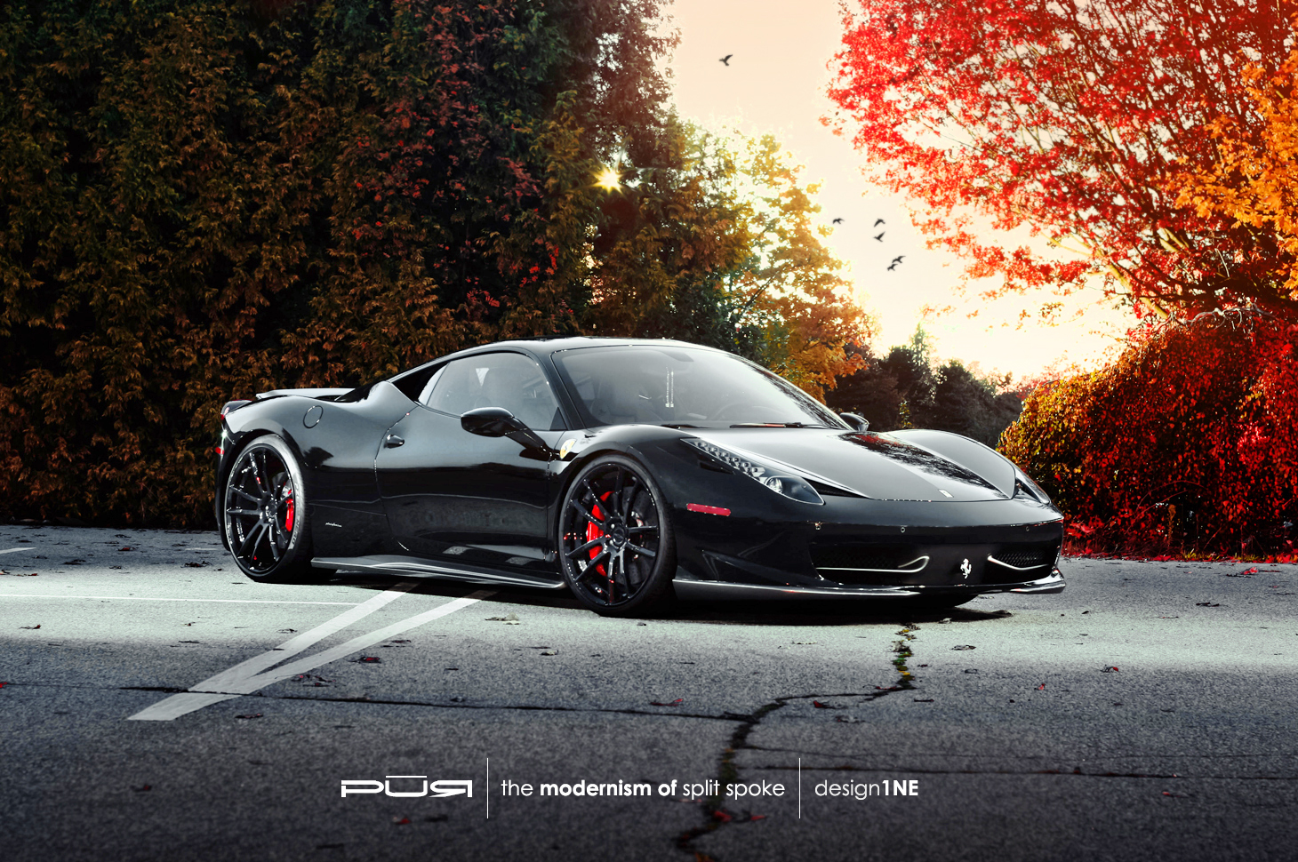 1460x970 Ferrari 458 Italia Rides on Pur Wheels