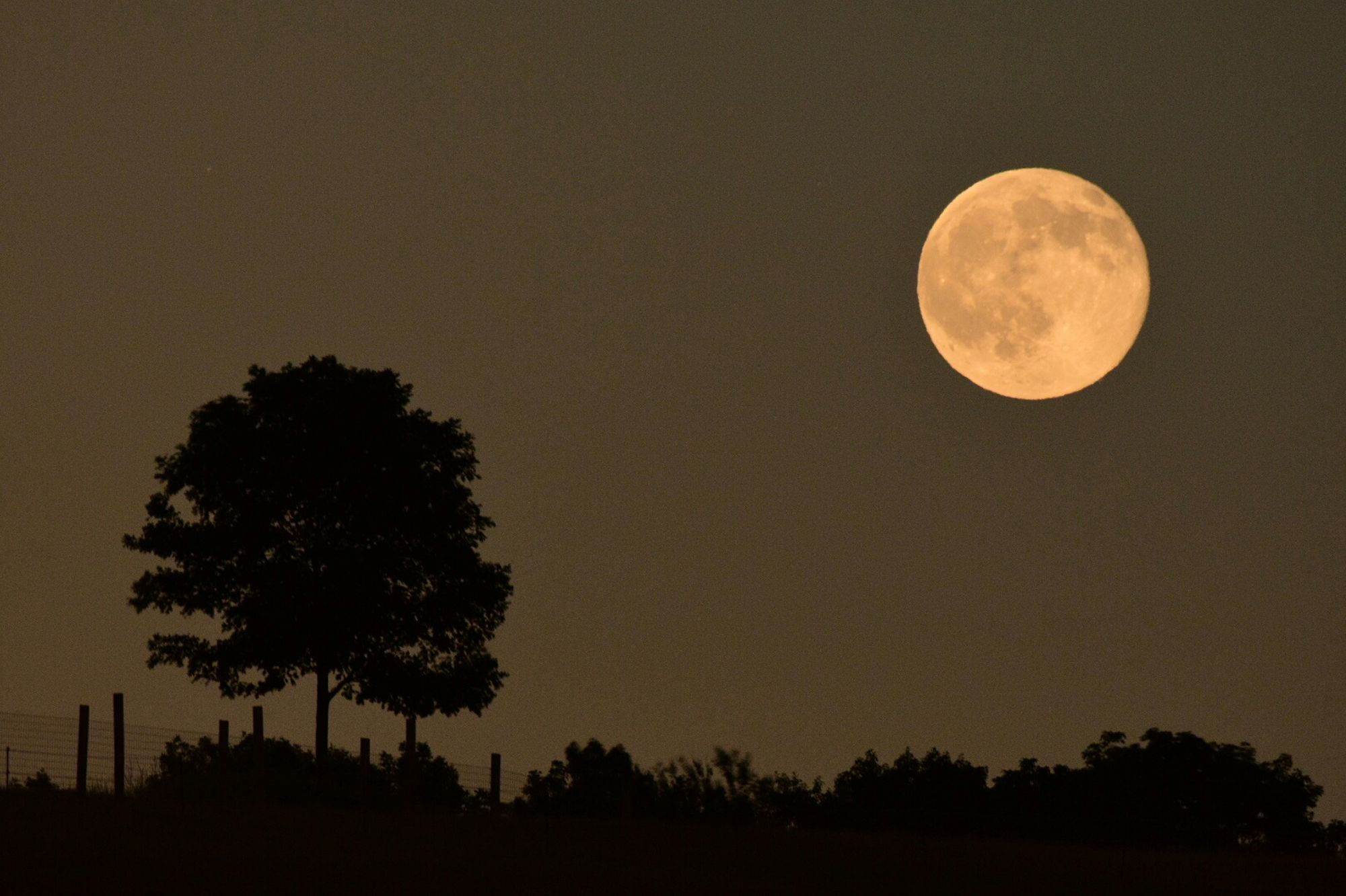 2000x1333 Strawberry Moon': Amazing Photo of the Rare Summer Solstice Full Moon