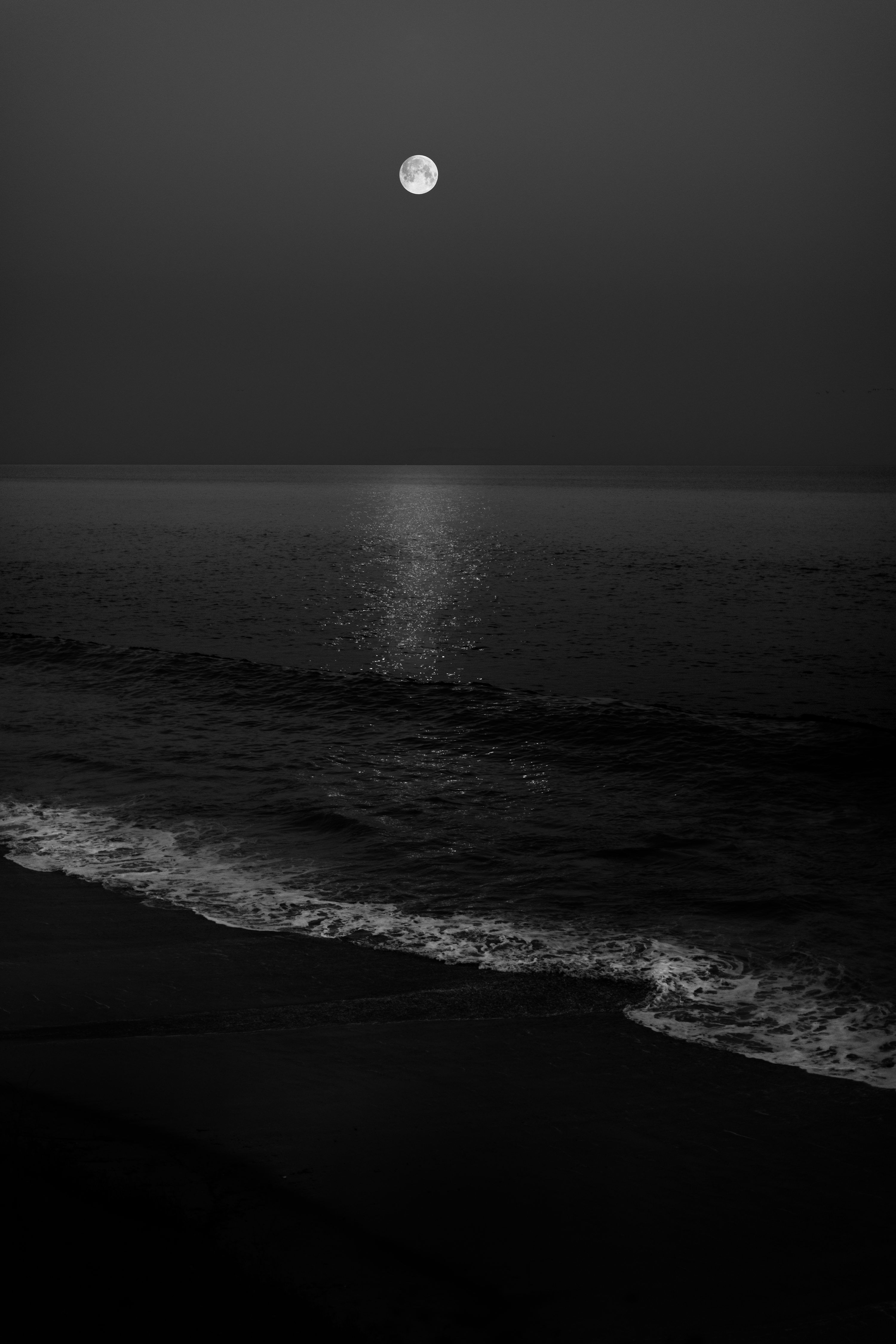 3000x4500 Night Beach Picture. Download Free Image