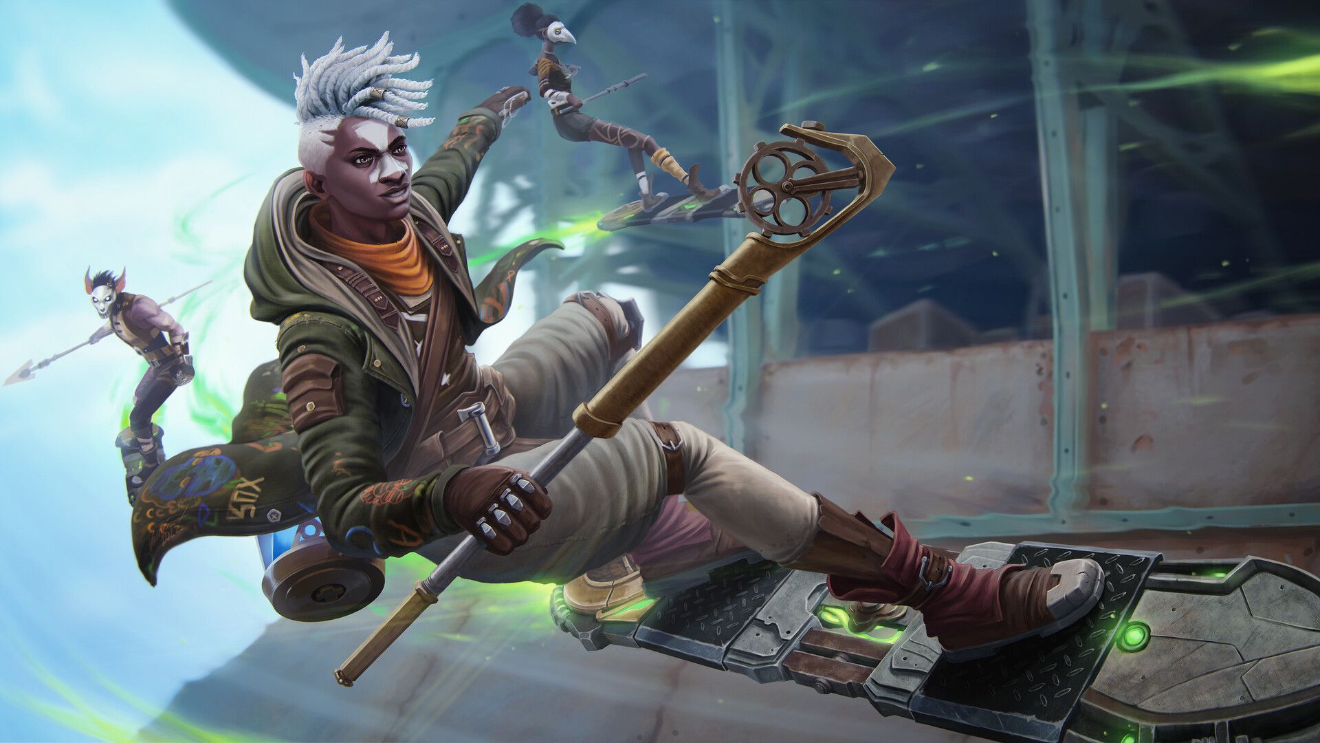 1920x1080 Denis Vainknot FireLight League of Legends fan art