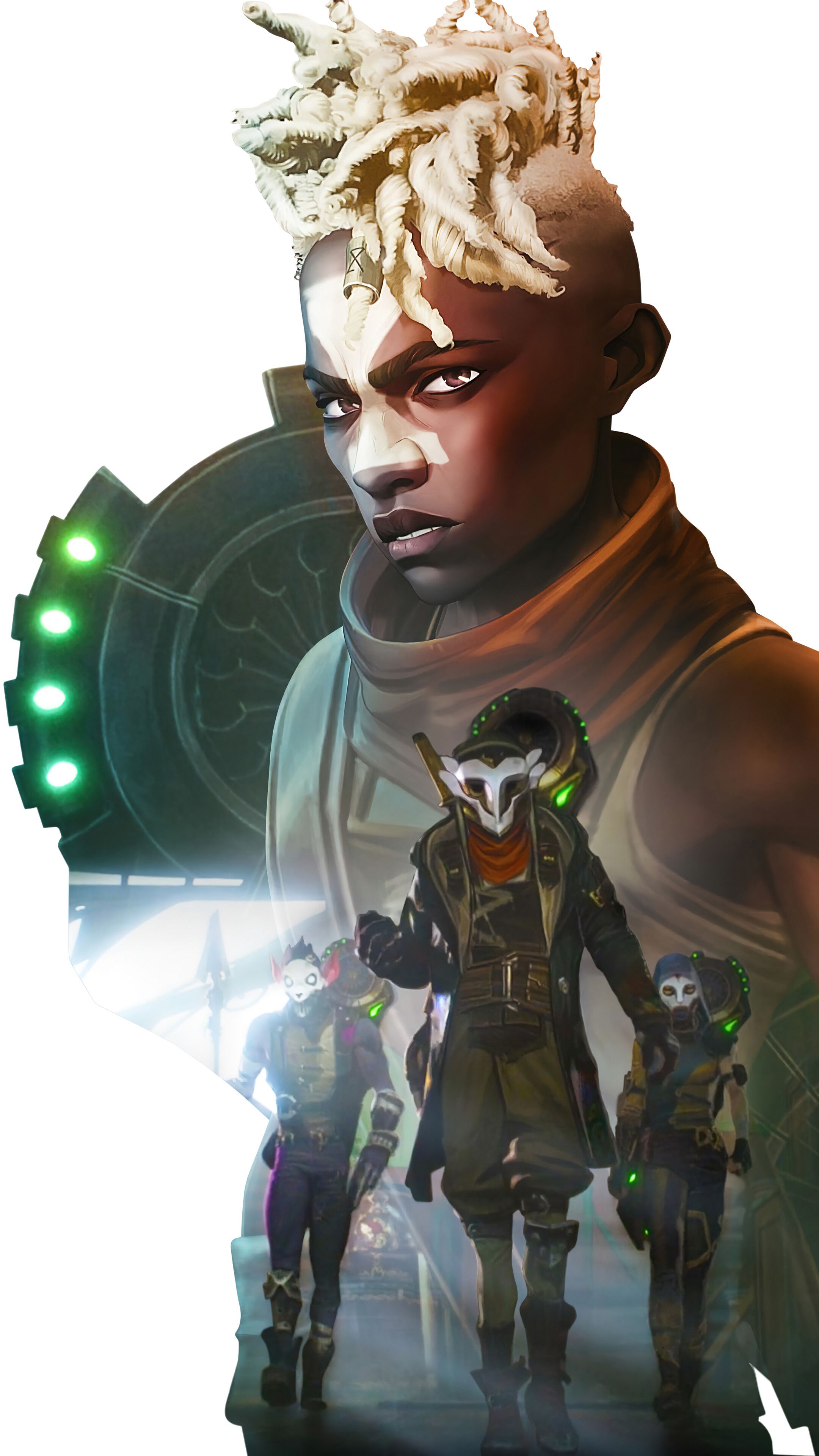 2160x3840 Ekko Firelight Arcane Series Wallpaper iPhone Phone 4K e