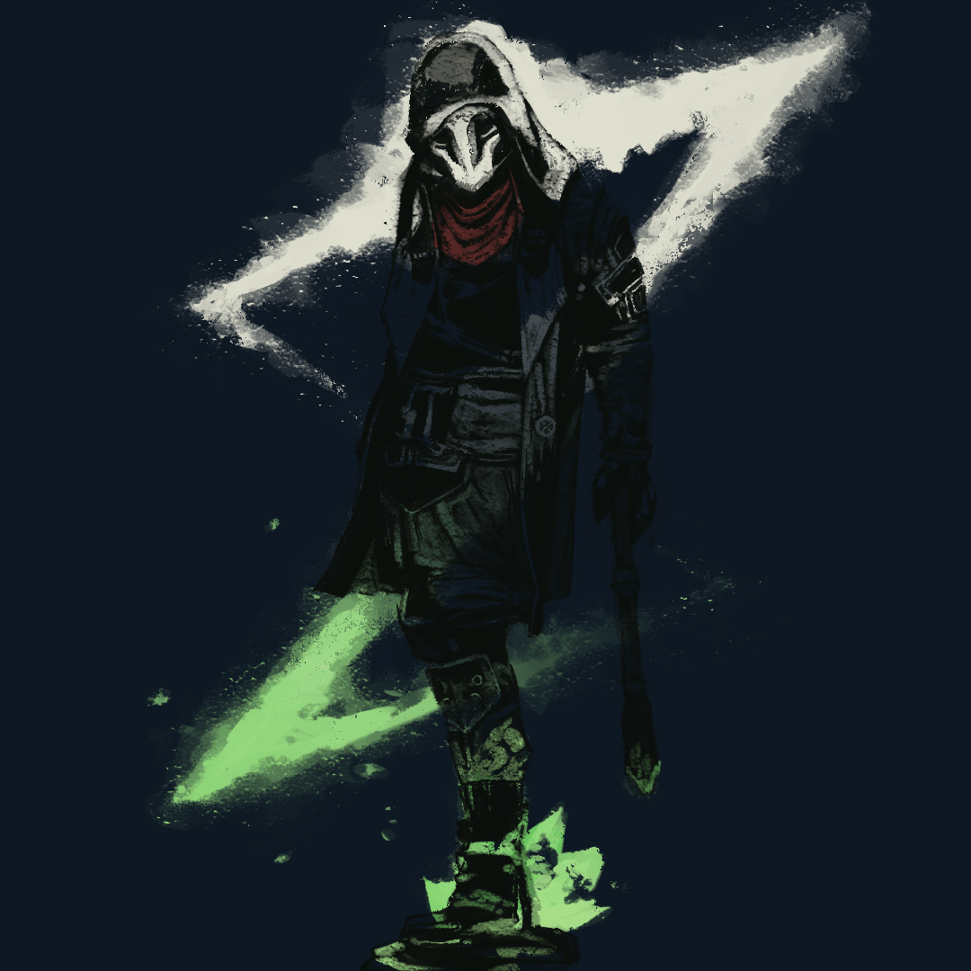 1080x1080 s1 spoilers Firelight Ekko (Heavily referenced from Dzikawa's painting linked below)