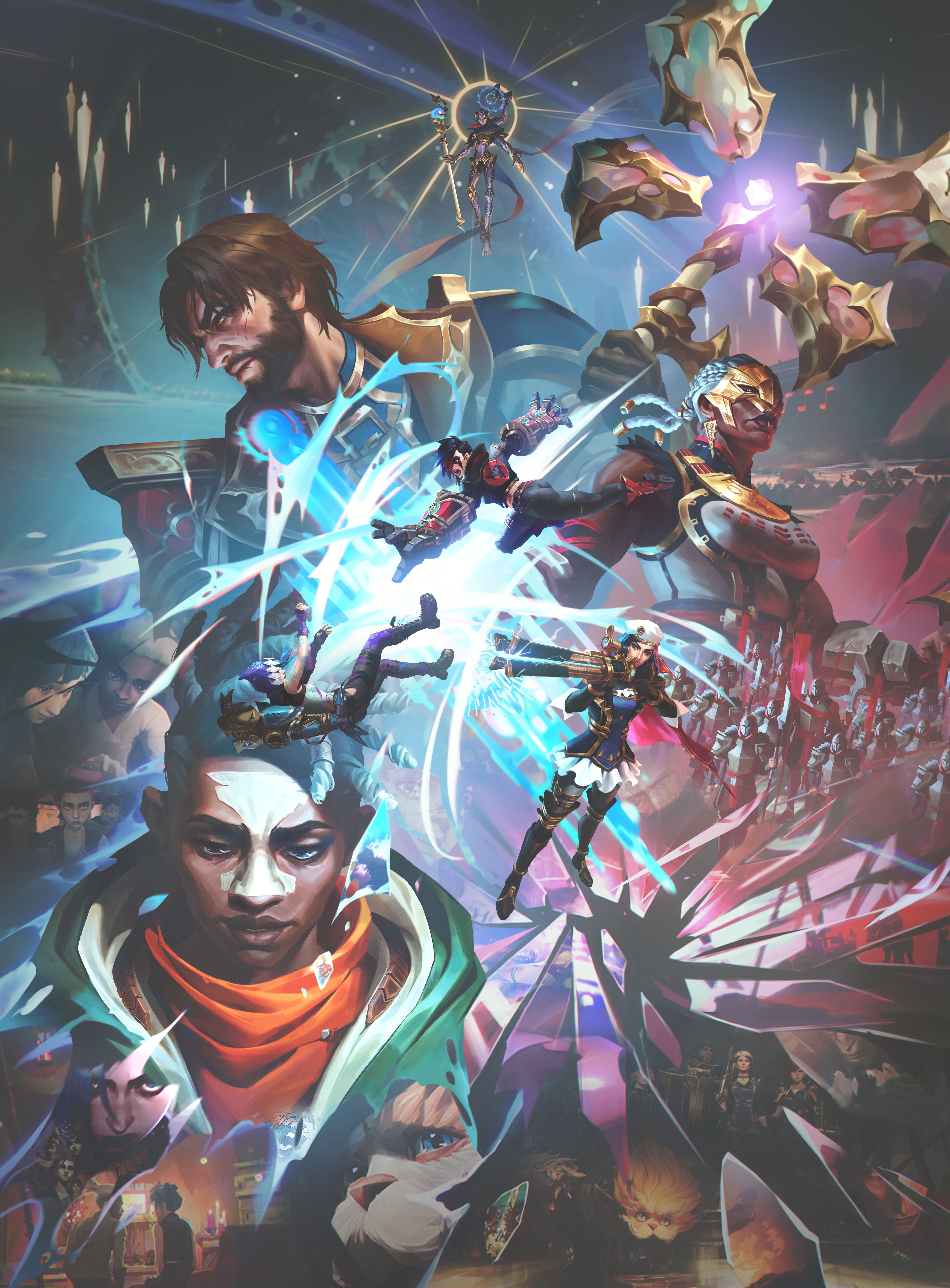 5224x7086 Arcane. League of Legends