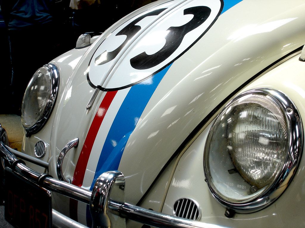1024x768 Disney Herbie VW Beetle The Love Bug. This is a *real* He