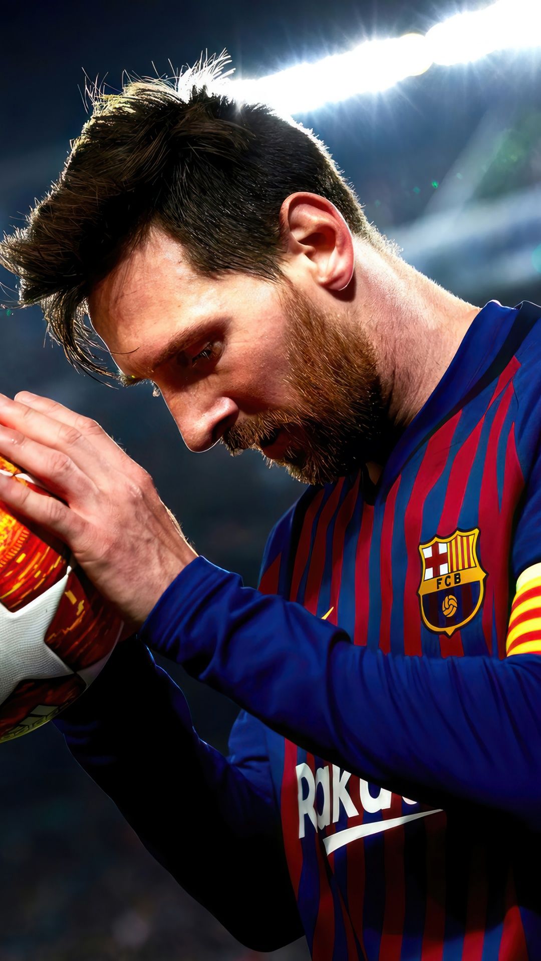 1080x1920 Lionel Messi Wallpaper 4K, FCB, Soccer Player, FC Barcelona