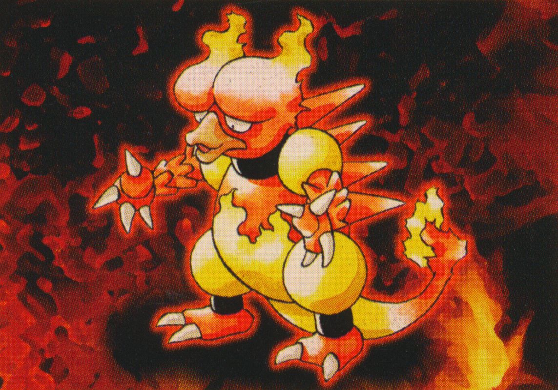 1143x799 Pokémon by Review: # # : Magby, Magmar & Magmortar