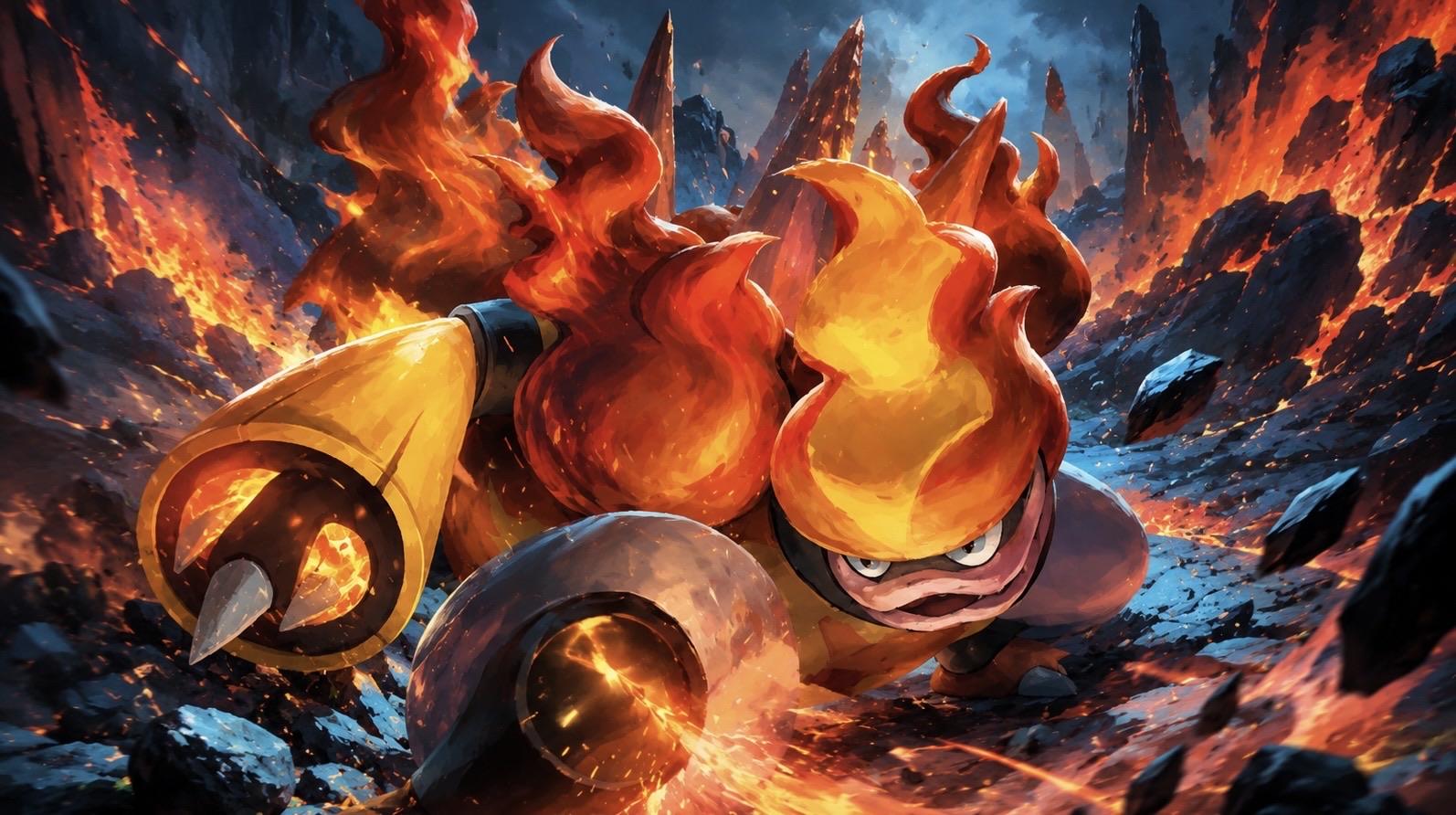 1594x892 Charizard vs Magmortar