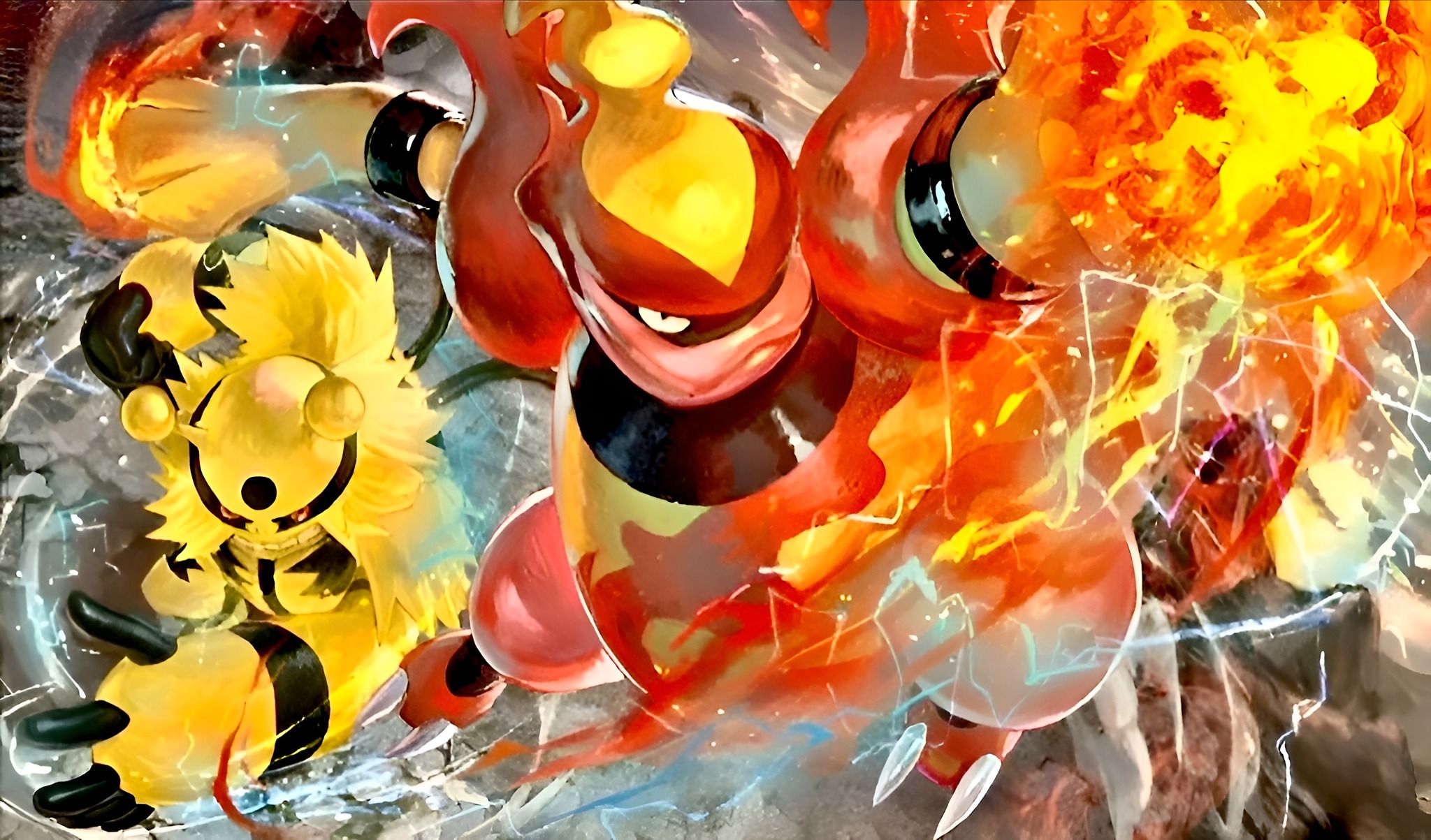 2048x1203 Pokémon TCG SWSH Promo Charizard illustration