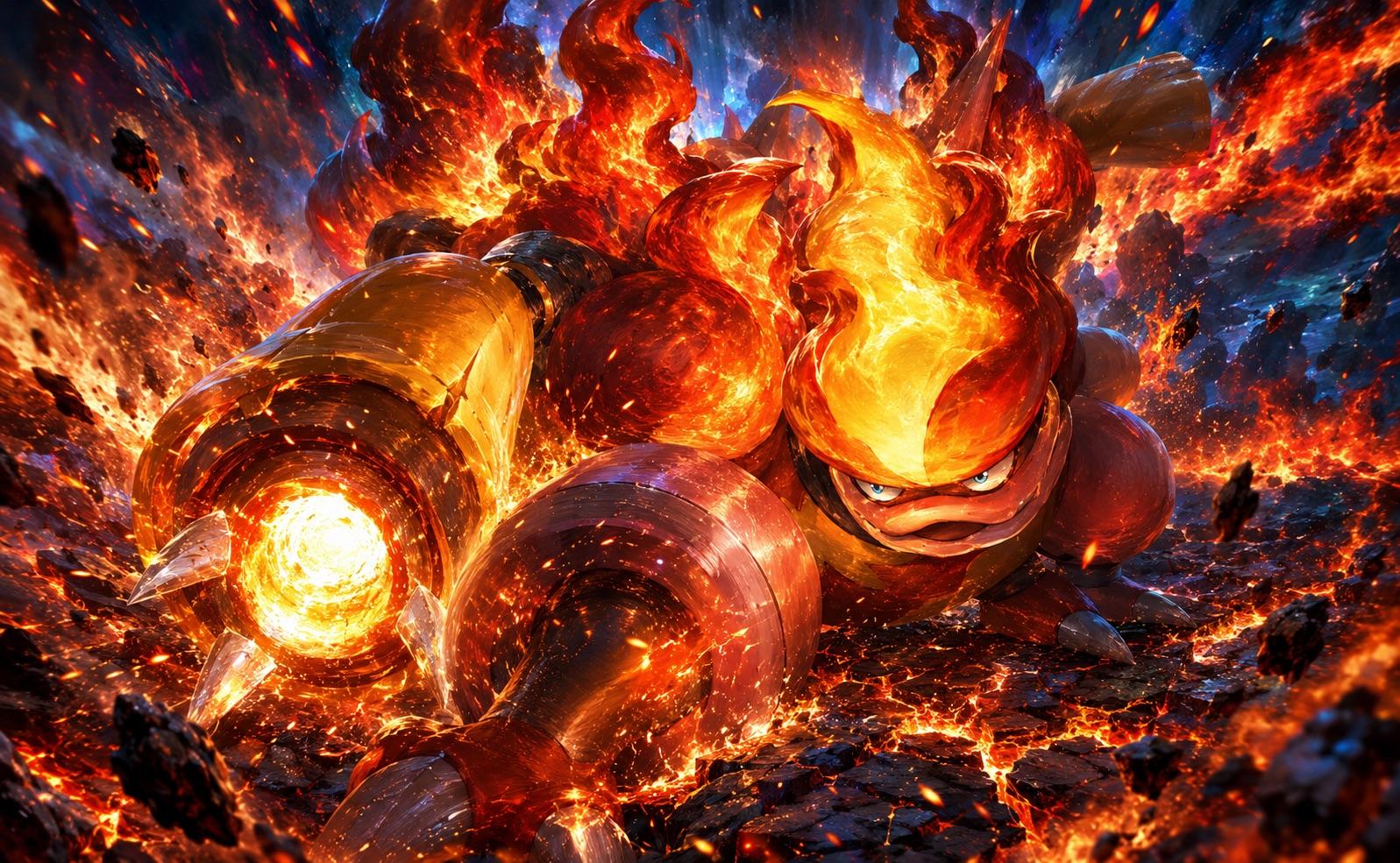 1597x985 Typhlosion vs Magmortar