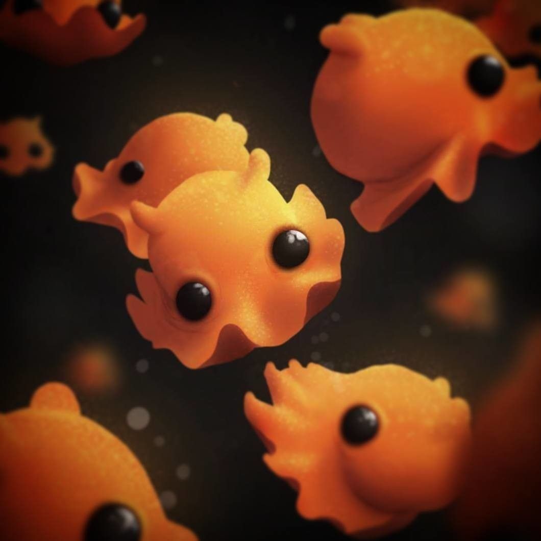 1060x1060 Dumbo Octopus Wallpaper