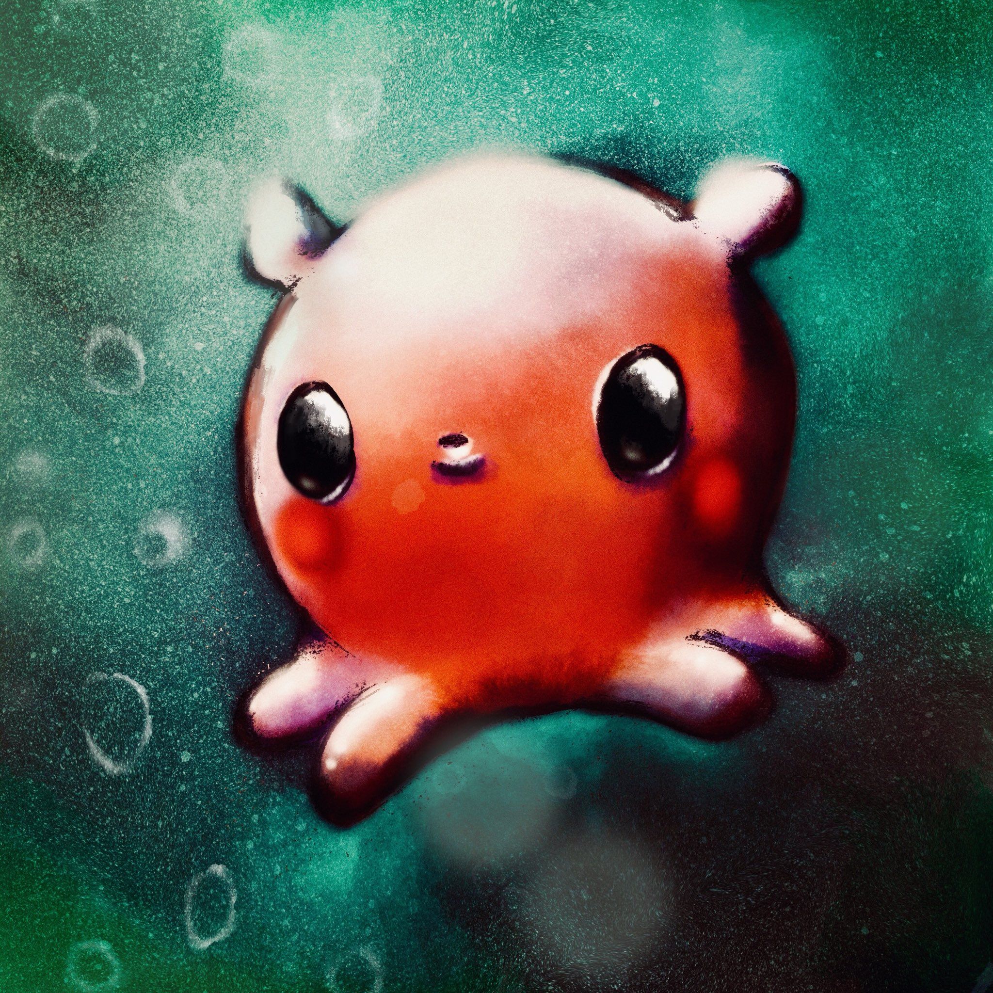 2048x2048 Dumbo Octopus Wallpaper