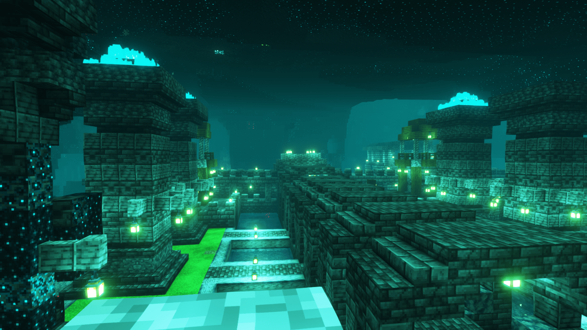 1920x1080 Minecraft Ancient City Wallpaper