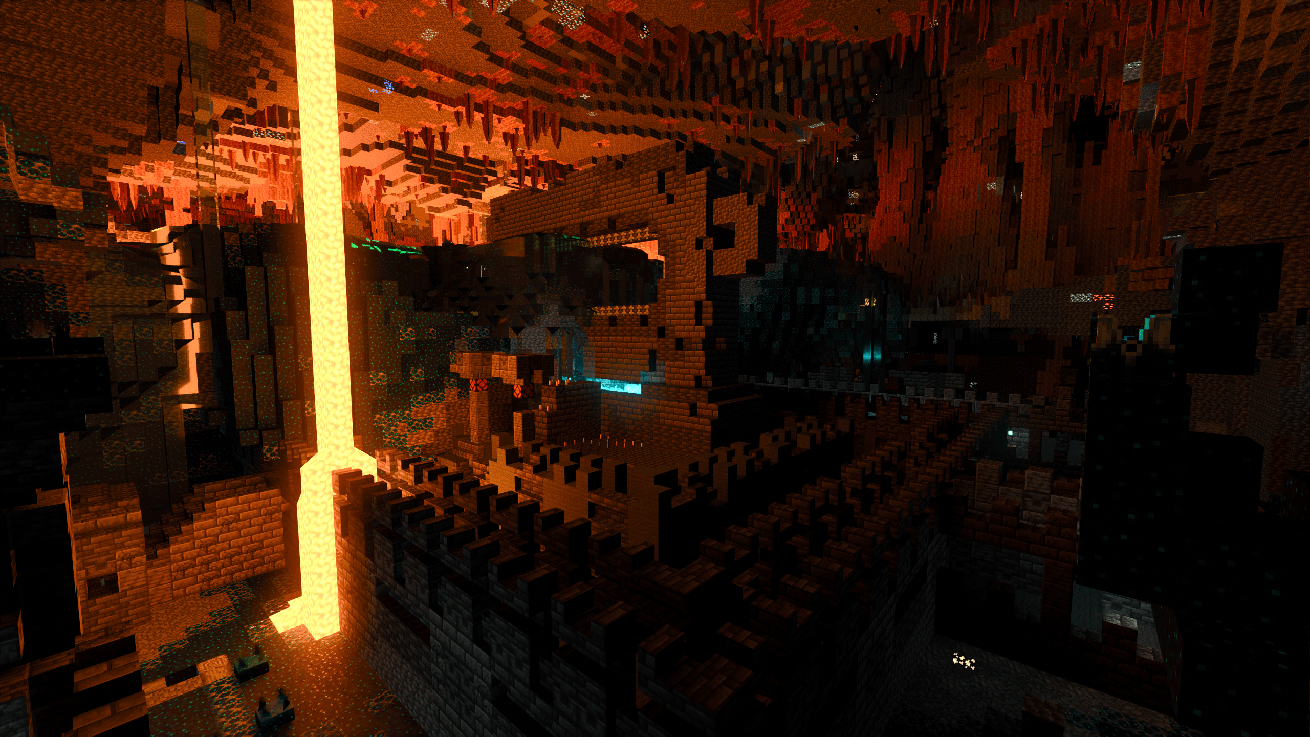 2560x1440 Minecraft Ancient City Wallpaper